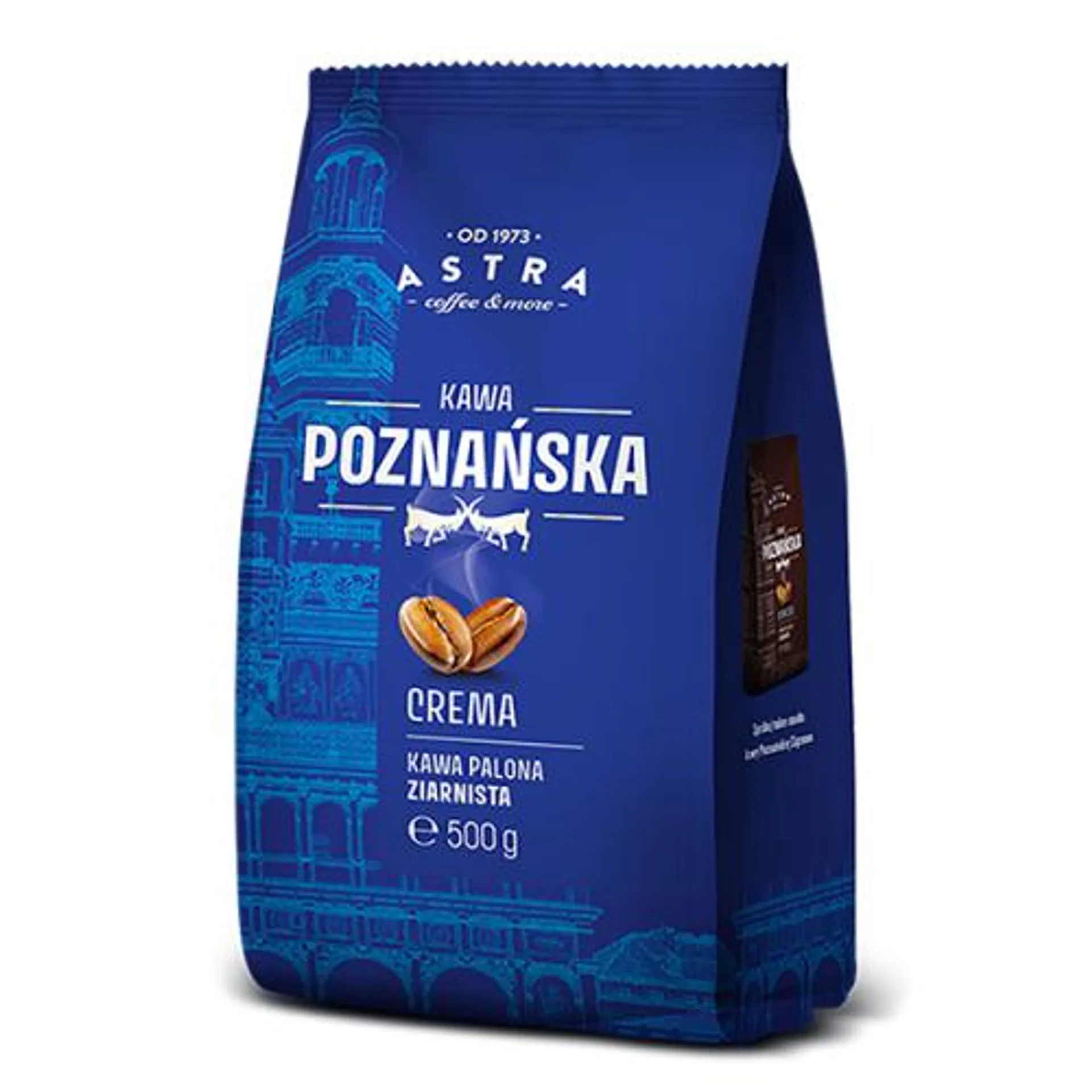 Kawa Astra Poznańska Crema ziarnista 500g