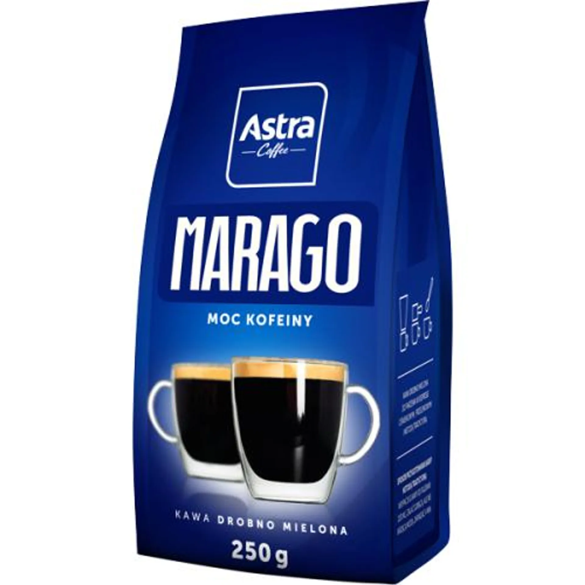 Kawa Astra Marago drobno mielona 250g