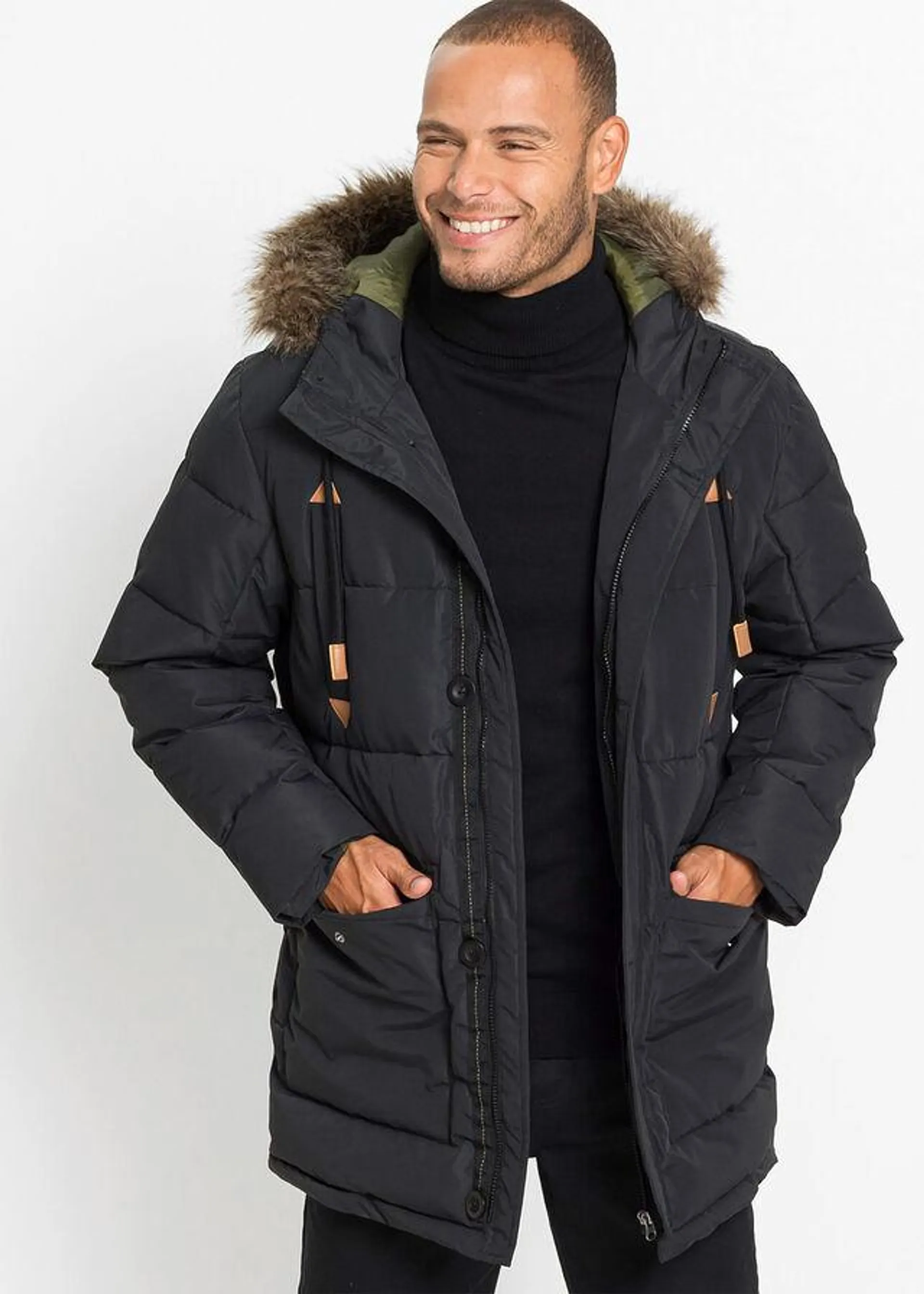 Zimná bunda parka s kapucňou