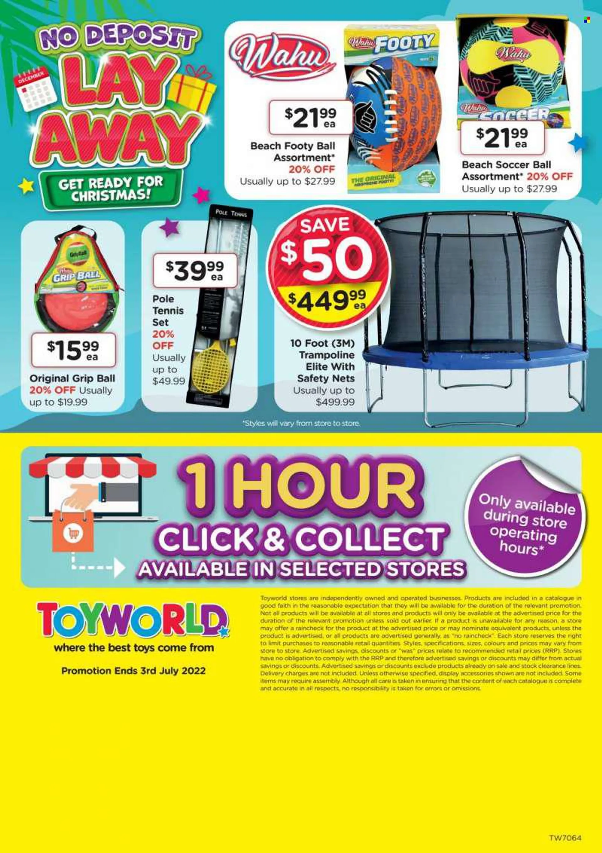 Toyworld mailer - 10.06.2022 - 03.07.2022 - Sales products - trampoline, toys. Page 32.