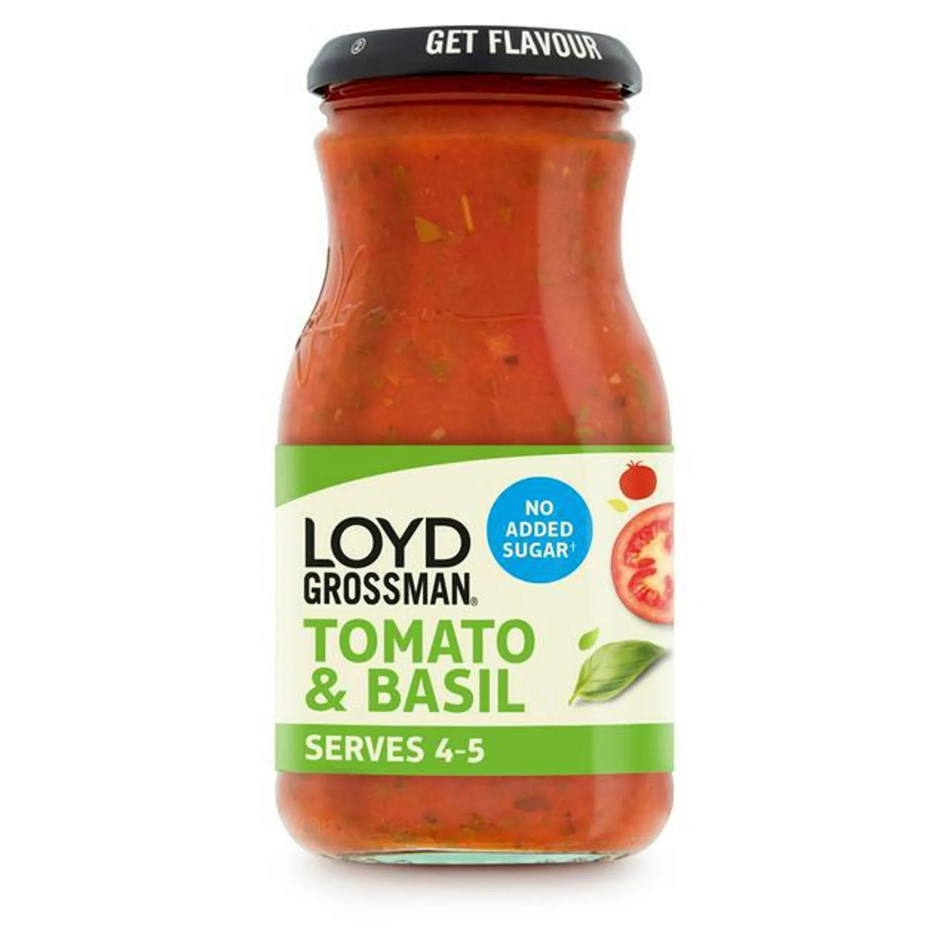 Loyd Grossman No Added Sugar Tomato & Basil Pasta Sauce 660g