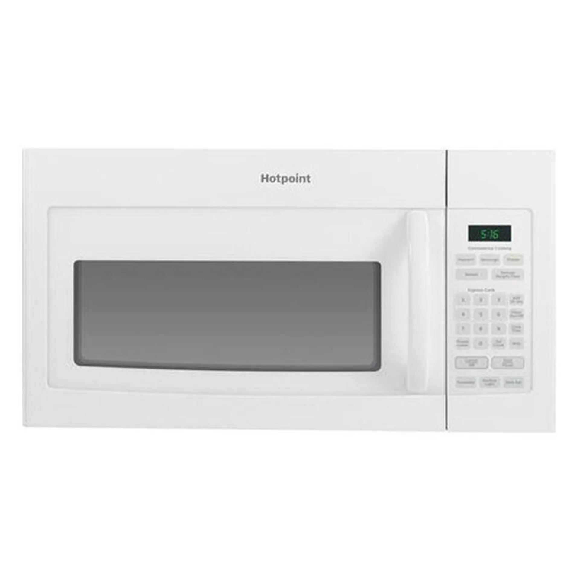 Hotpoint 30" 1.6 Cu. Ft. Over-the-Range Microwave with 10 Power Levels & 200 CFM - White