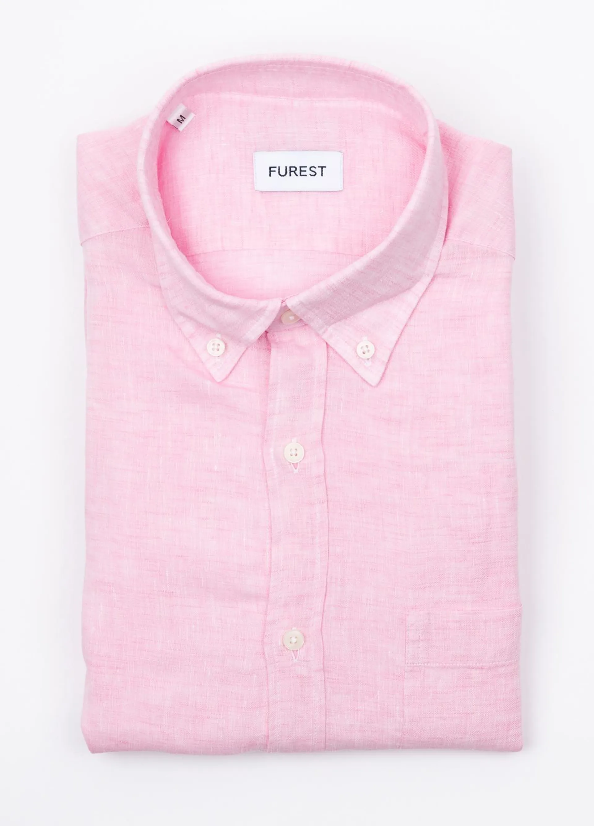 Camisa sport FUREST COLECCIÓN lino rosa