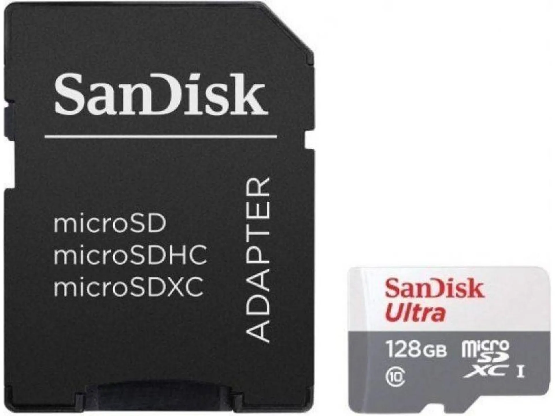 Cartão de Memória SANDISK 128GB Ultra Micro SDXC + Adaptador SD