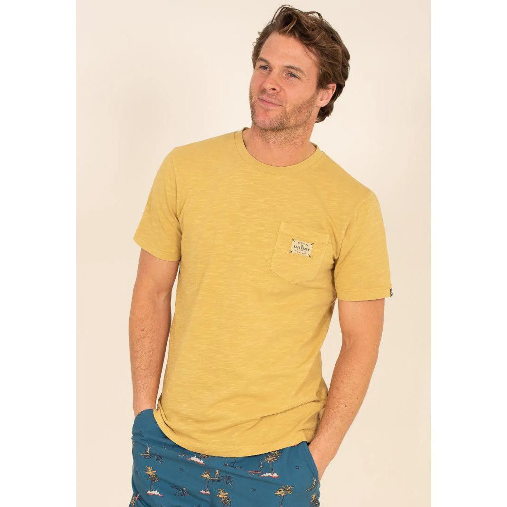 Brakeburn Oil Yellow Tee - Yellow