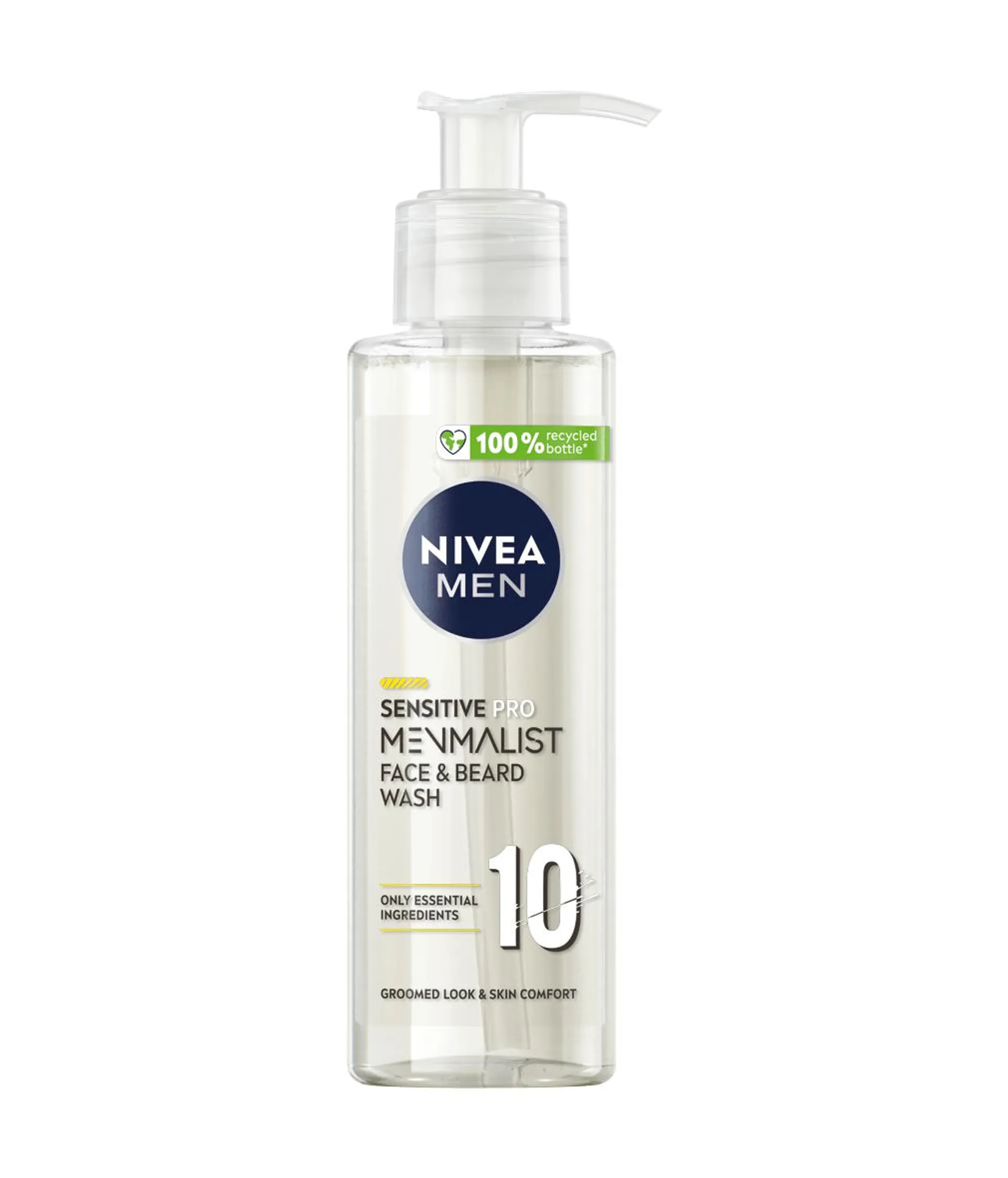 NIVEA MEN Sensitive Pro Menmalist Face & Beard Wash