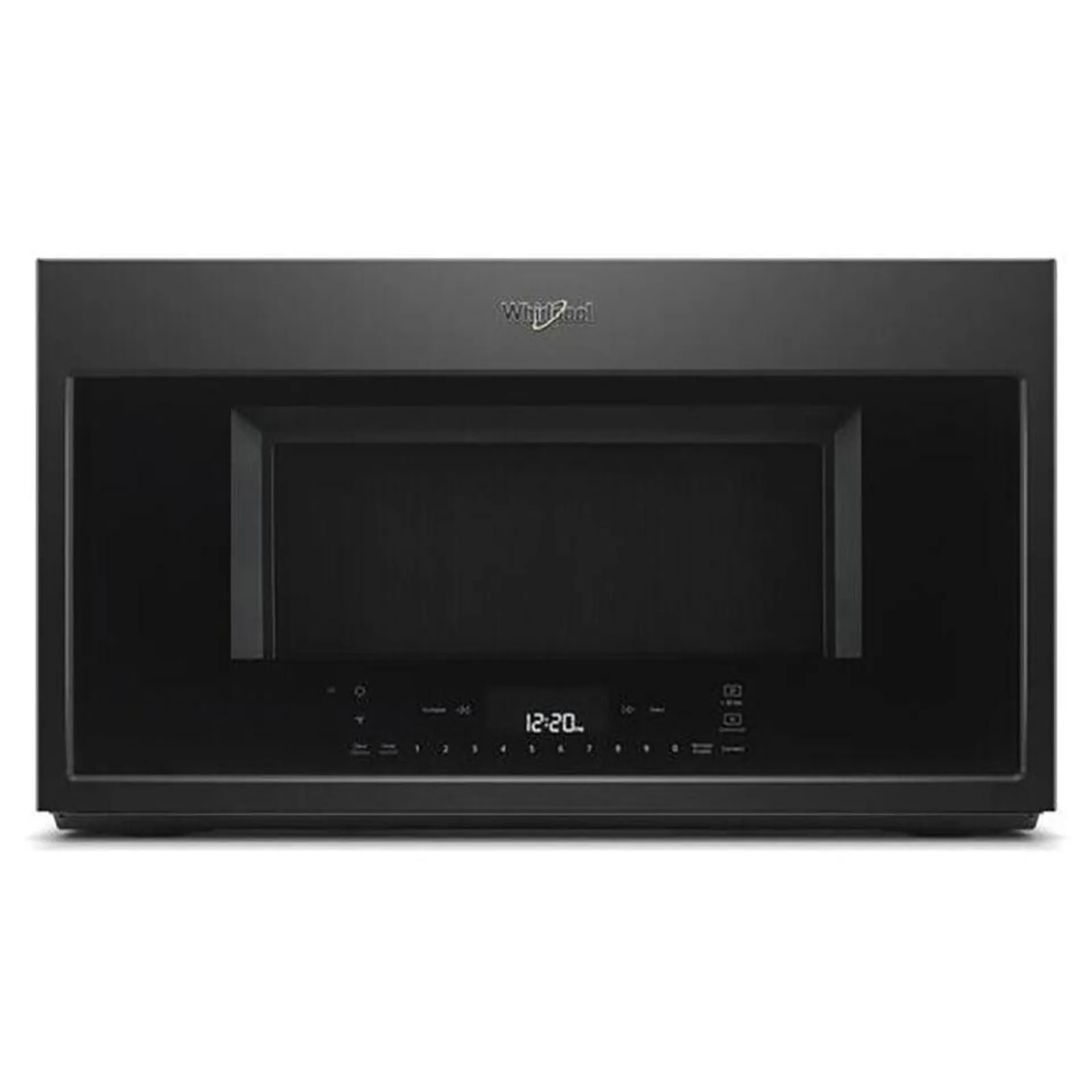 Whirlpool 30" 1.9 Cu. Ft. Over-the-Range Microwave with 10 Power Levels, 400 CFM & Sensor Cooking Controls - Black