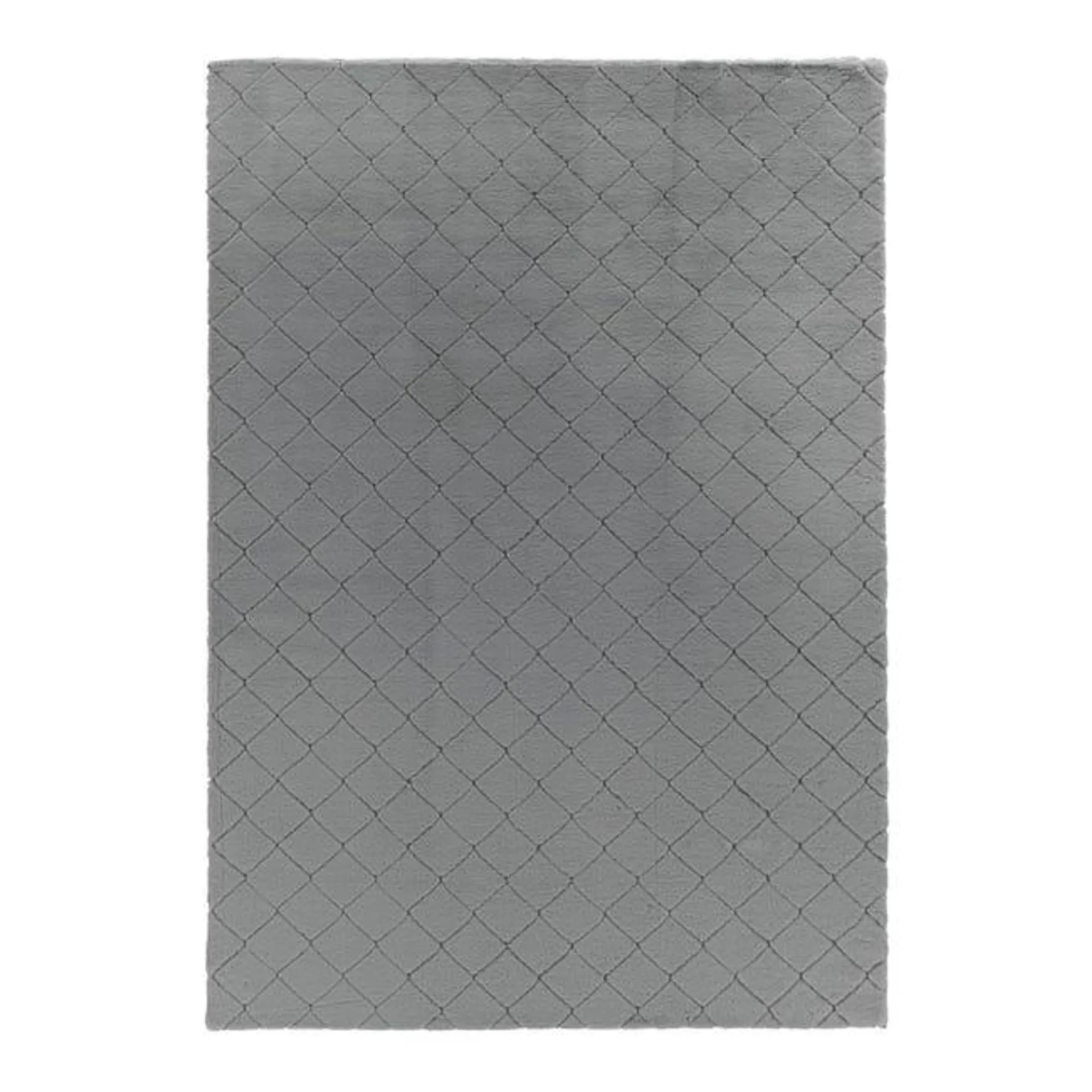 Tappeto Lop quilt poliestere, grigio chiaro, 160x230 cm Vedi i dettagli del prodotto