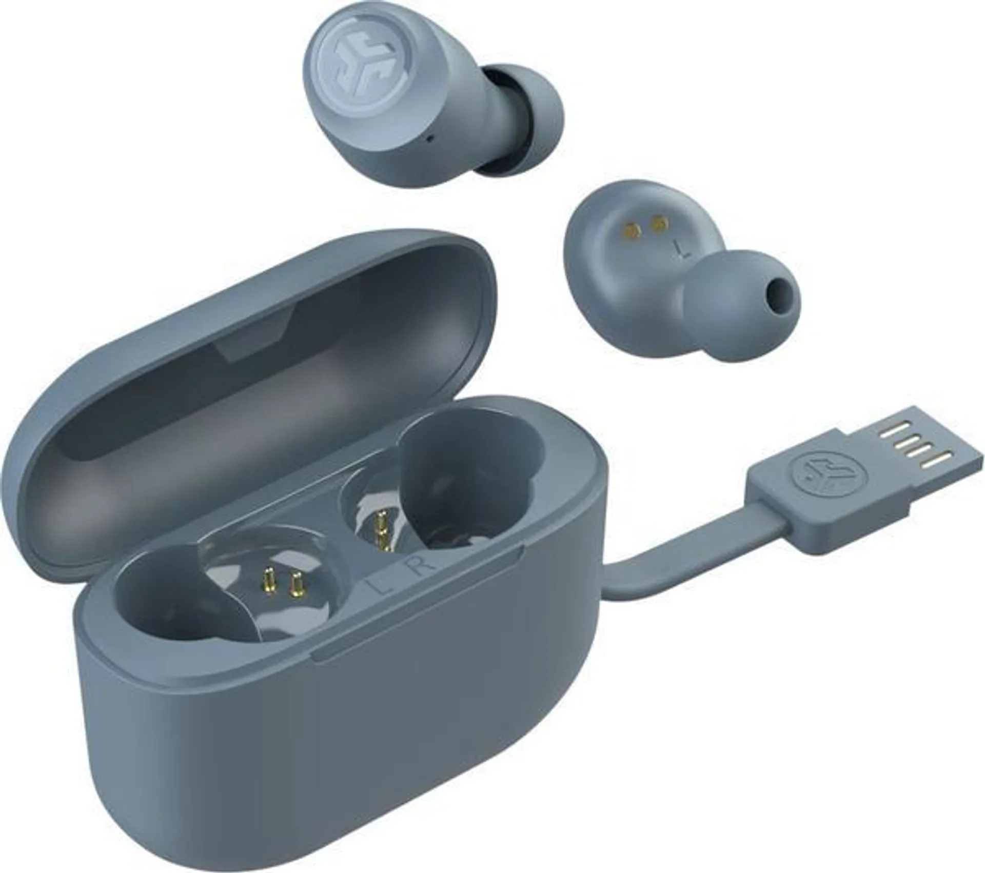 JLAB AUDIO GO Air POP Wireless Bluetooth Earbuds - Slate