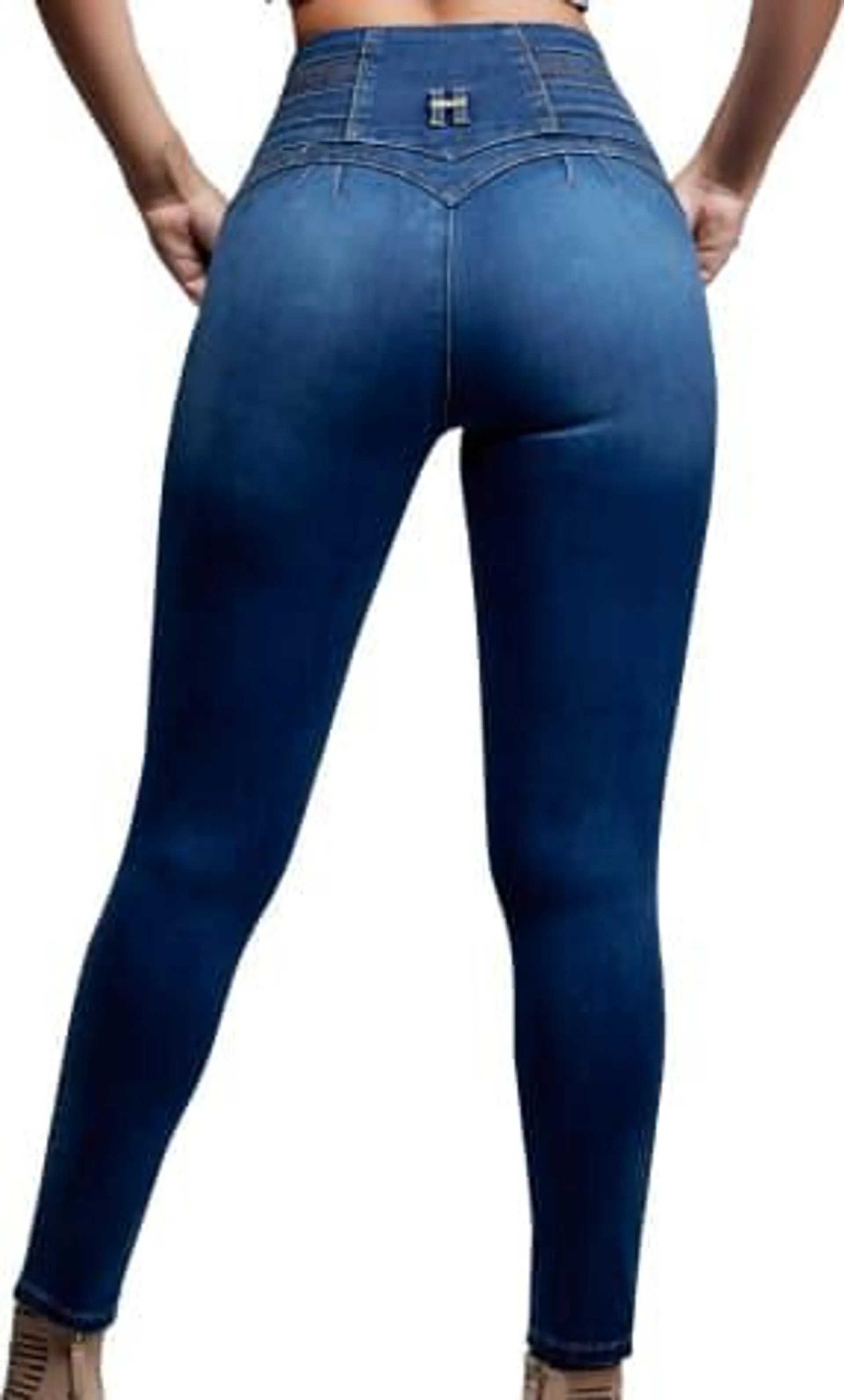 jeans super skinny cintura alta