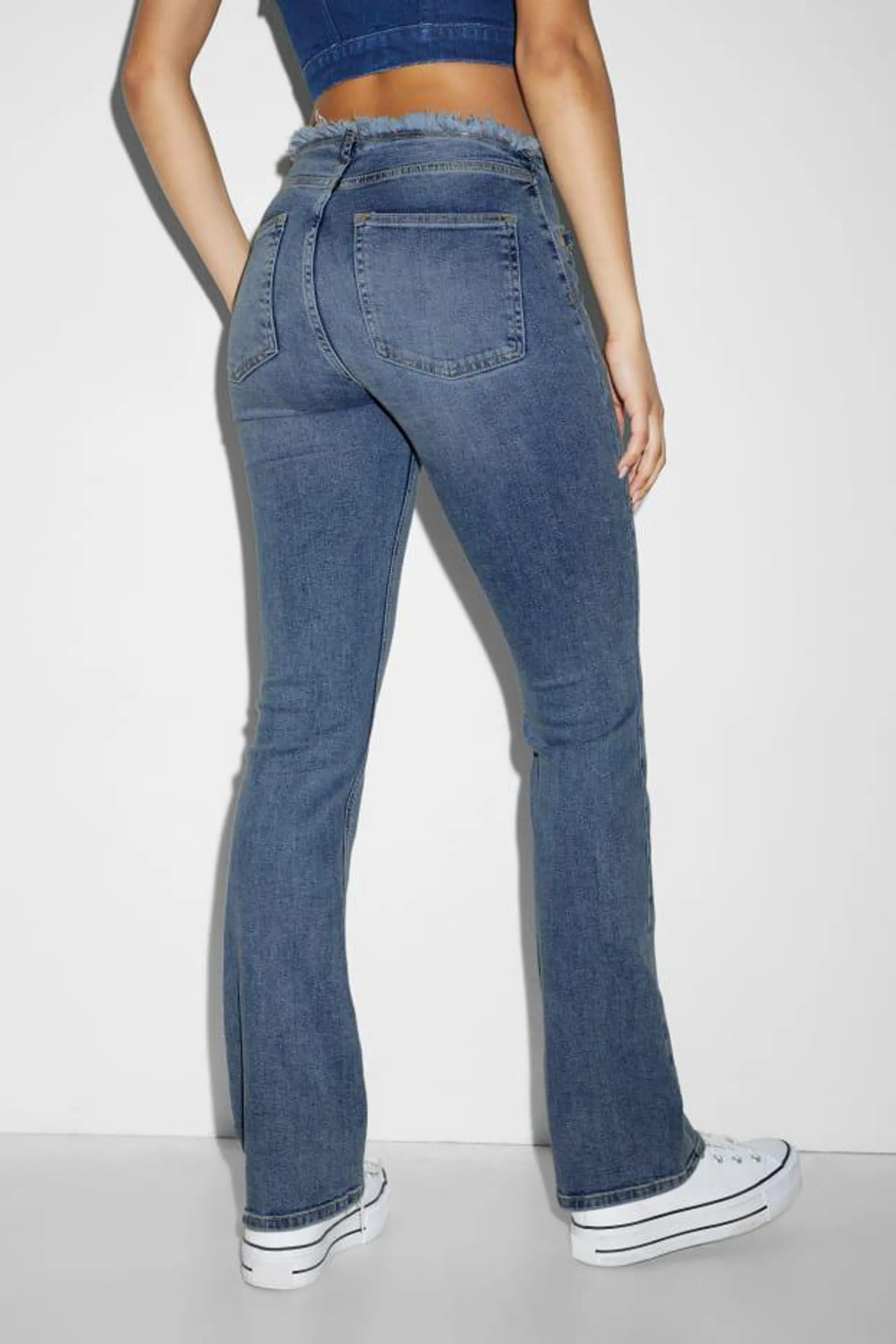 CLOCKHOUSE - flared jeans - mid waist