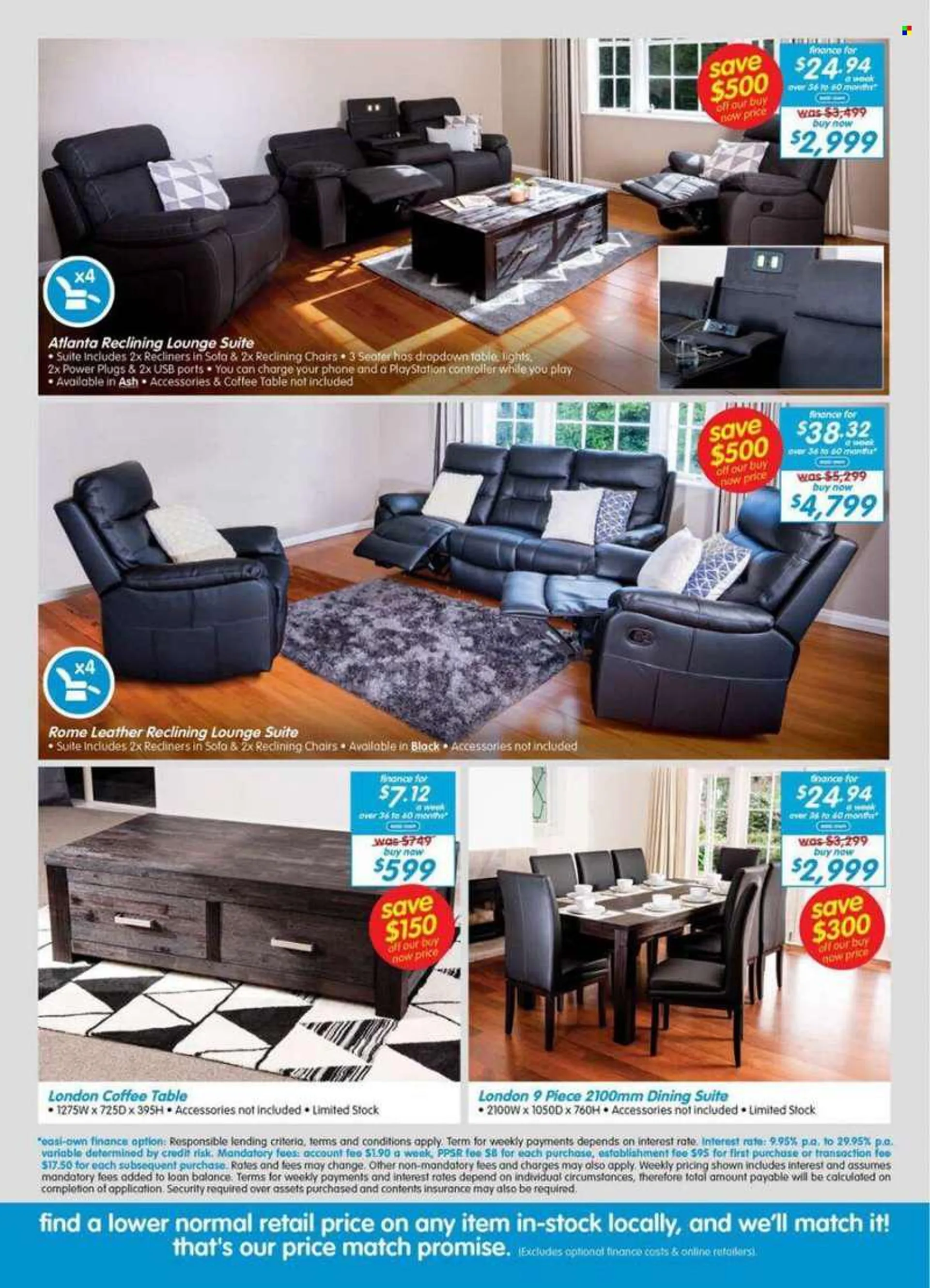 dtr mailer - 07.06.2022 - 03.07.2022 - Sales products - PlayStation, table, chair, sofa, lounge suite, lounge, coffee table. Page 3.