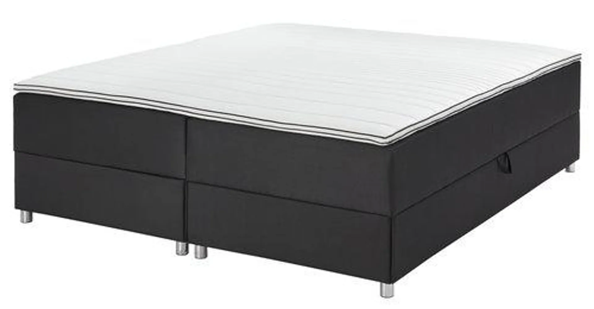 Boxspring 160x200 PLUS C40 opberruimte zwart-07