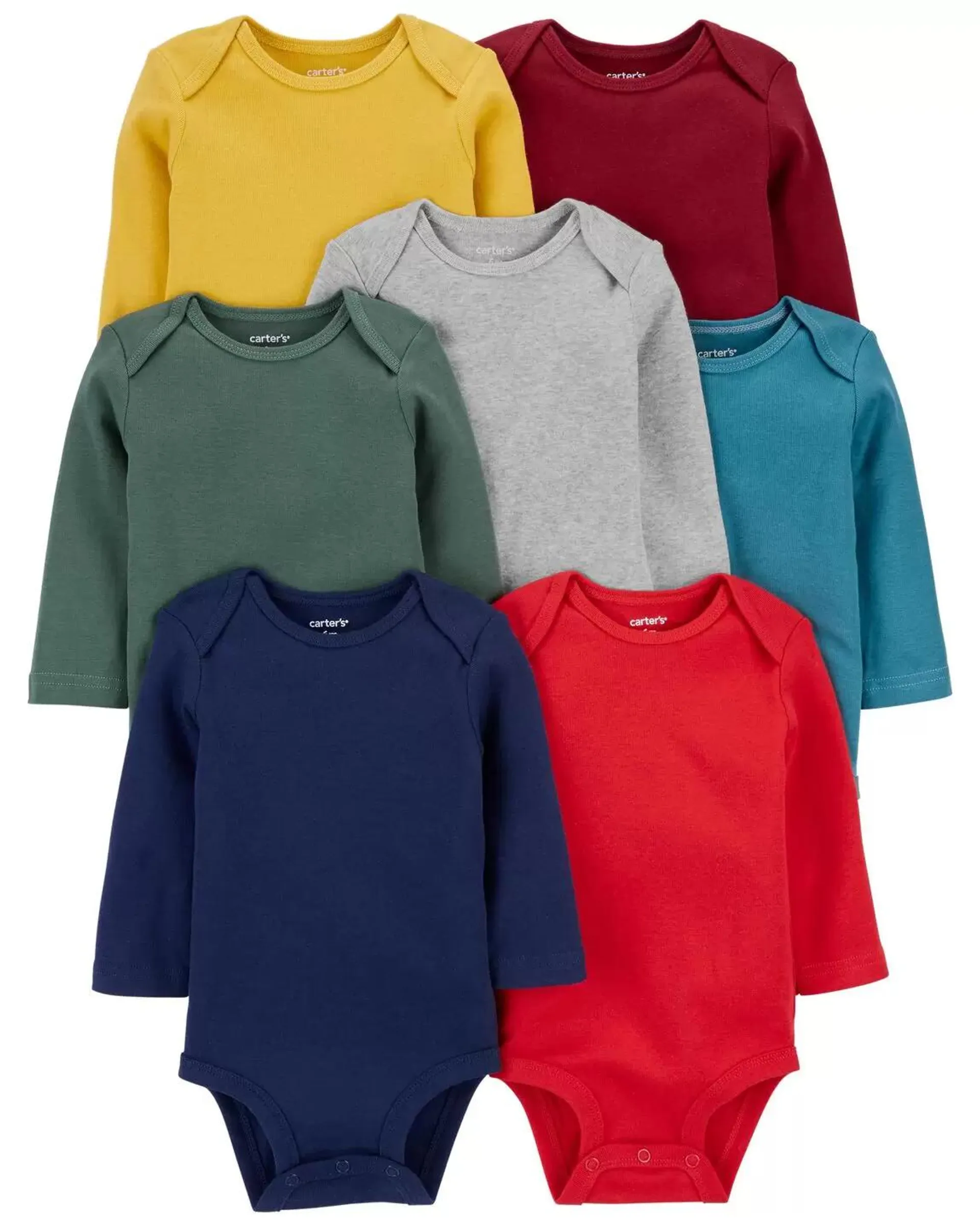 Baby 7-Pack Long-Sleeve Bodysuits