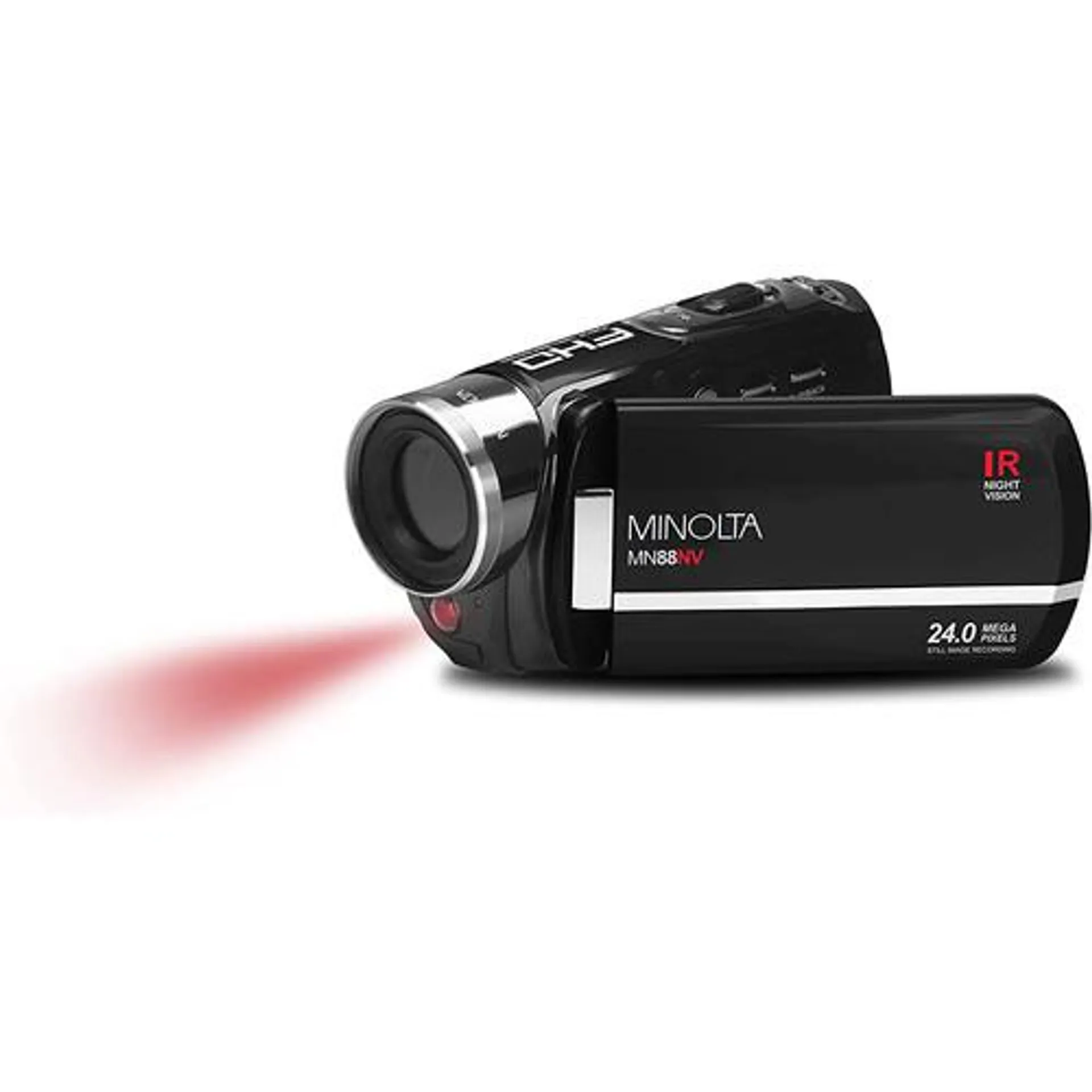 Minolta MN88V 24MP/1080p HD IR Night Vision Digital Camcorder w/ 16GB SDHC Card - Black