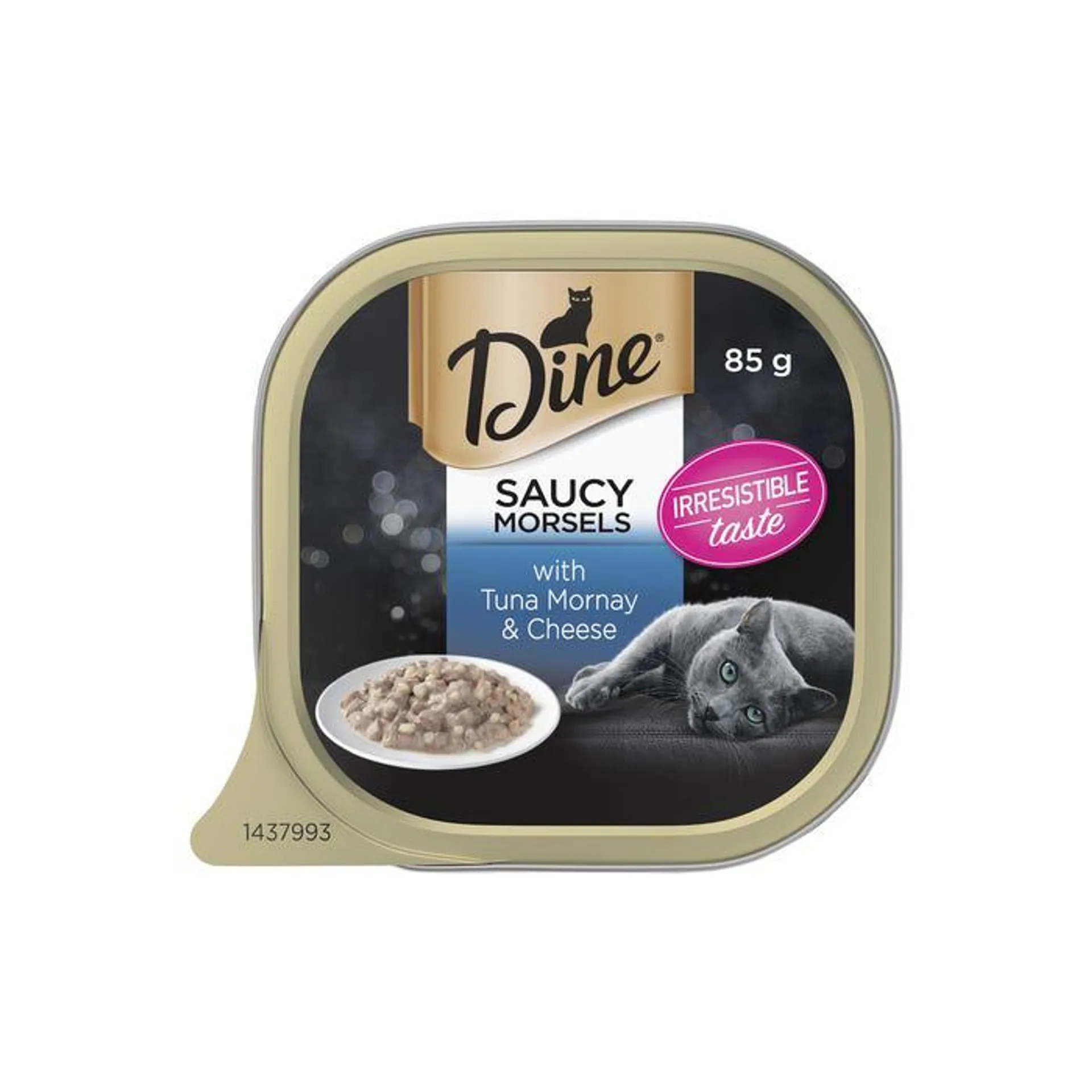 Dine Daily Saucy Morsels With Tuna Mornay & Cheese Cat Food 85g