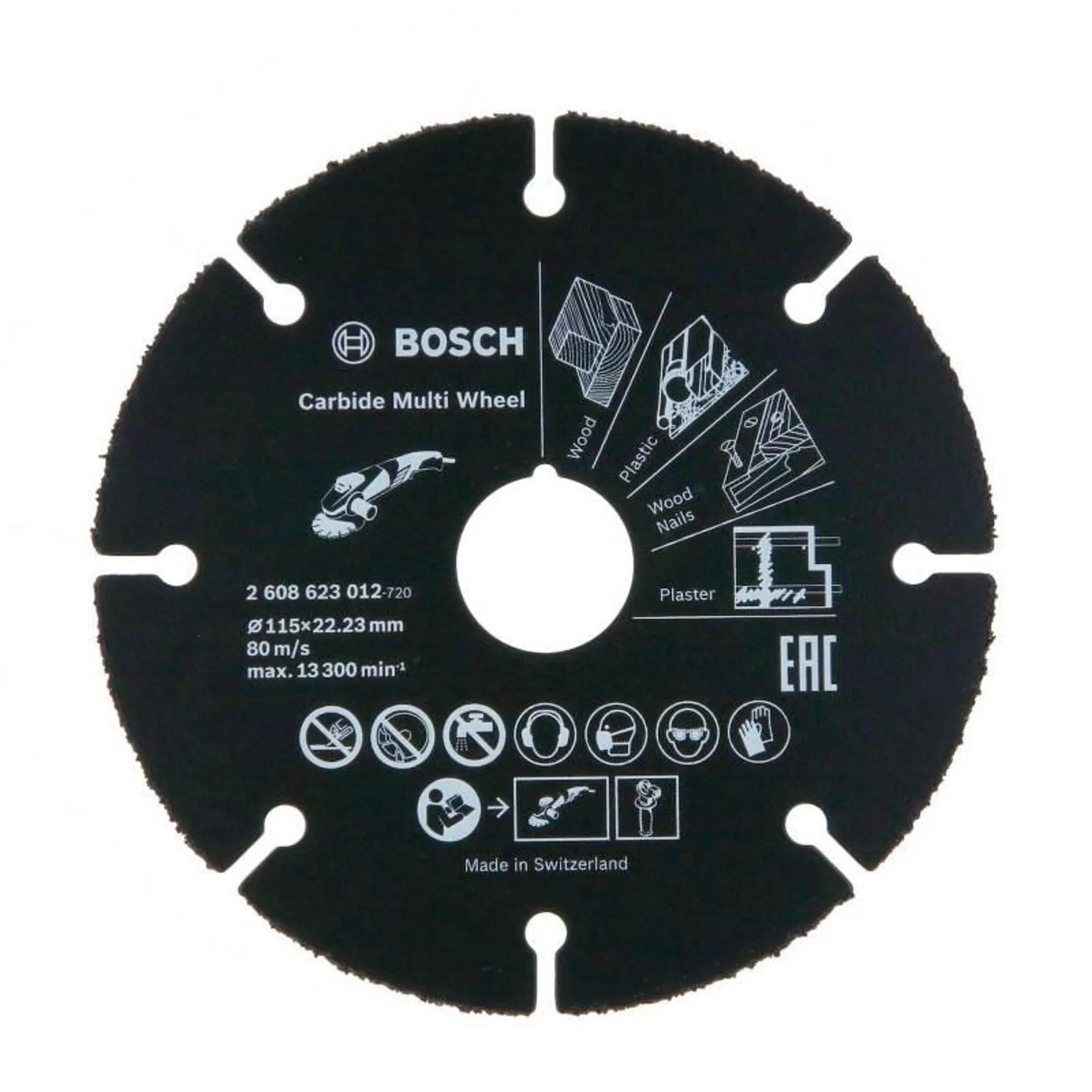 Disco de Corte para Amoladora Bosch Multimaterial 115mm