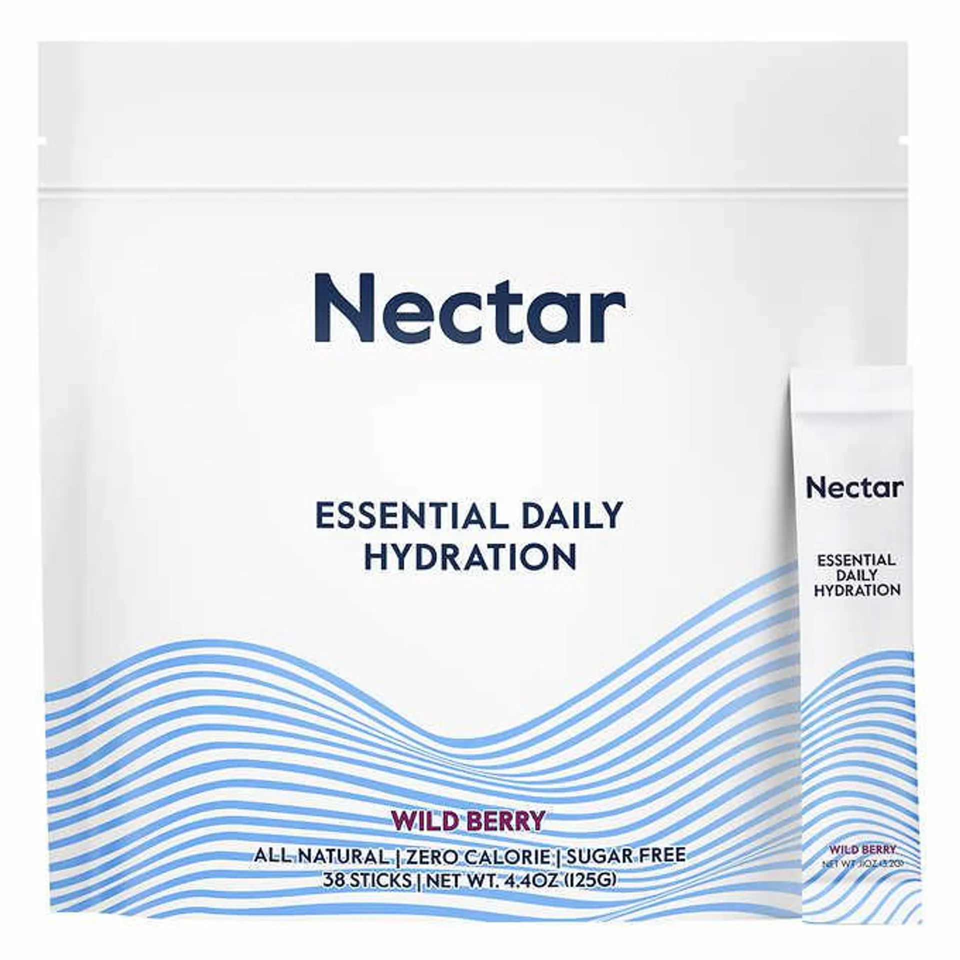 Nectar Hydration Mix, Sugar Free & Zero Calorie Electrolytes Powder, 38-pack