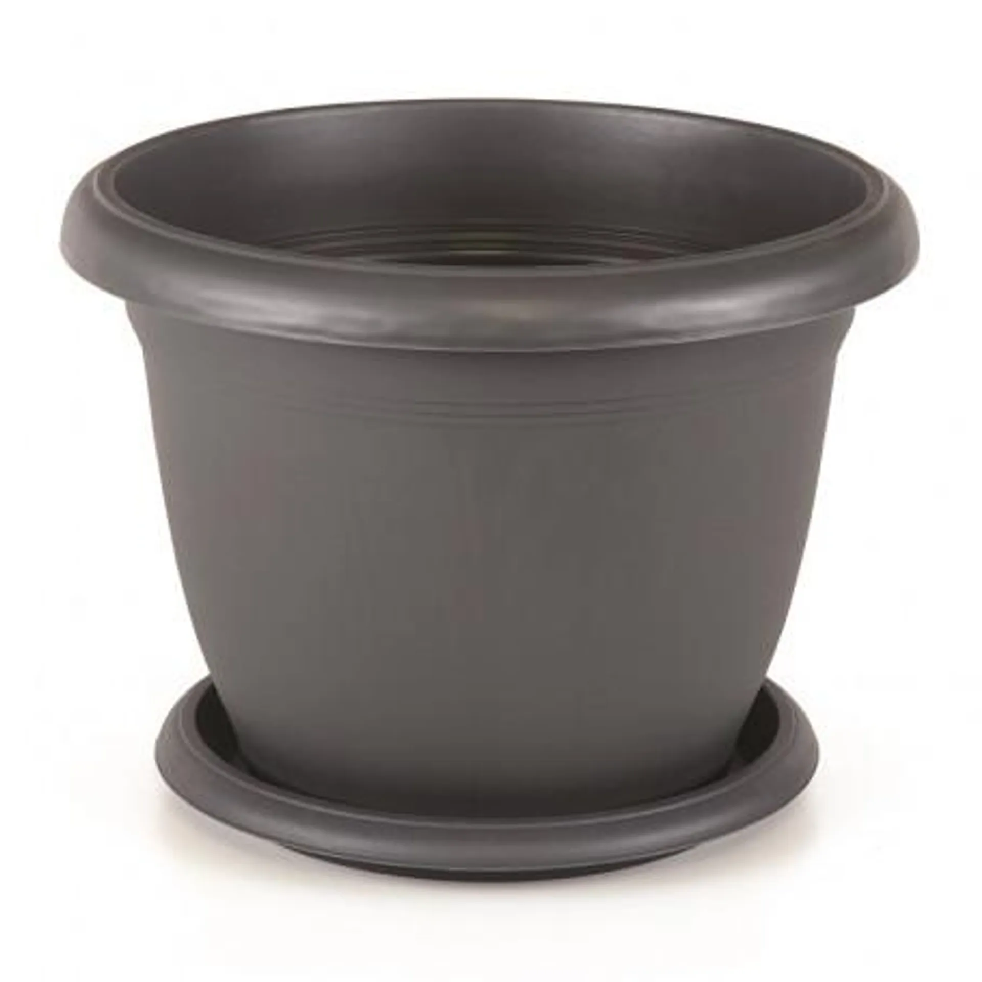 MD GARDEN - VASO CON SOTTOVASO 36X25CM