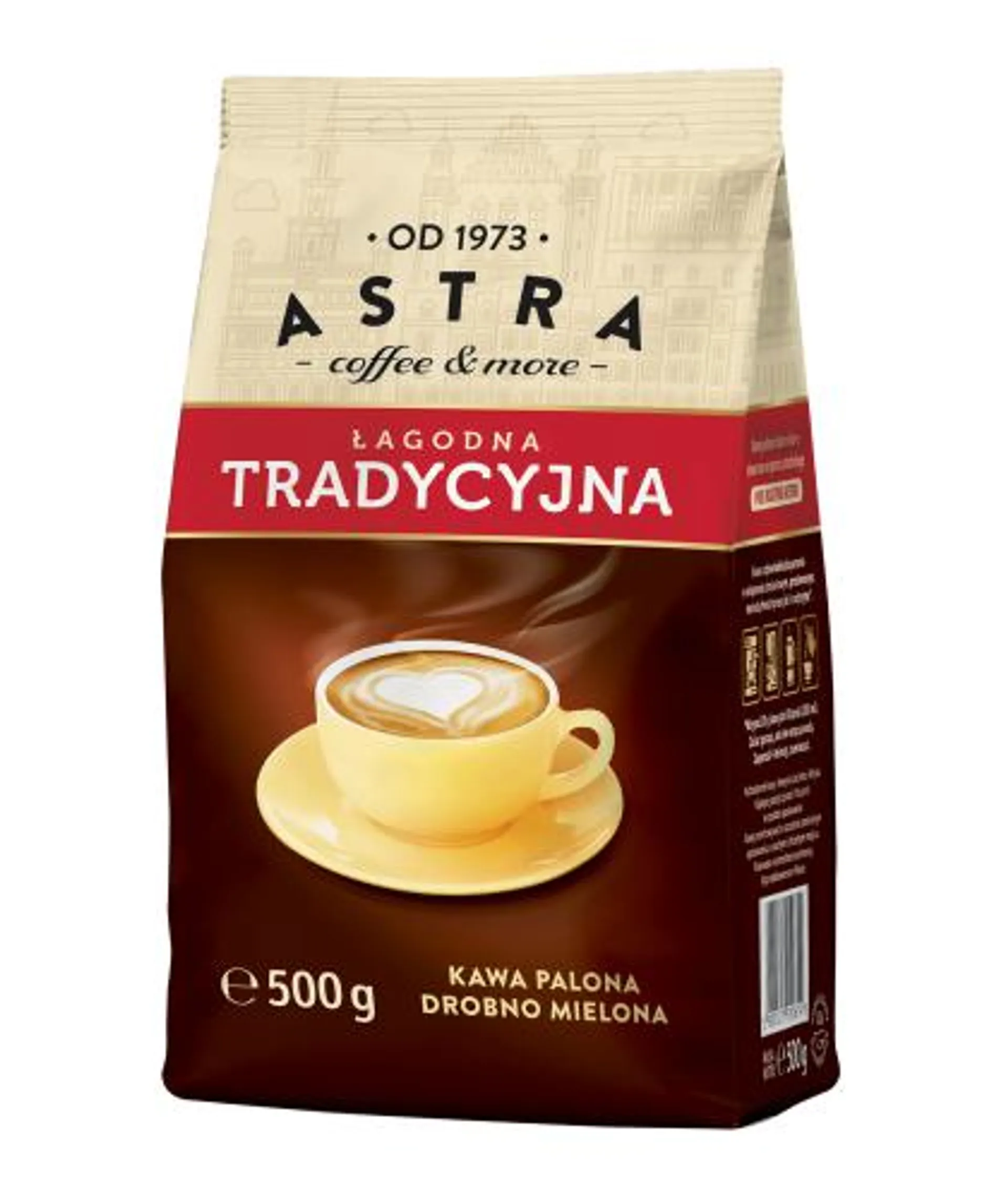 Kawa Astra Łagodna Tradycyjna mielona 500g
