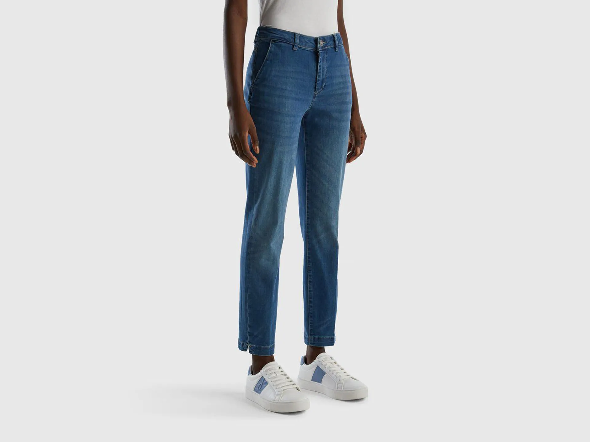 Chino slim fit in denim