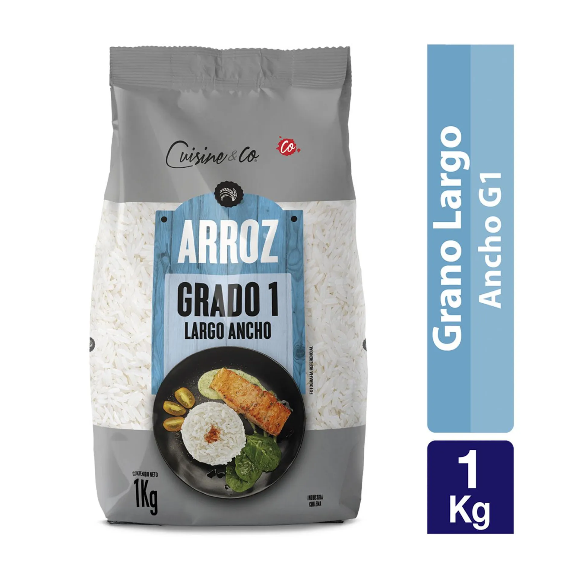 Arroz grado 1 grano largo y ancho 1 kg