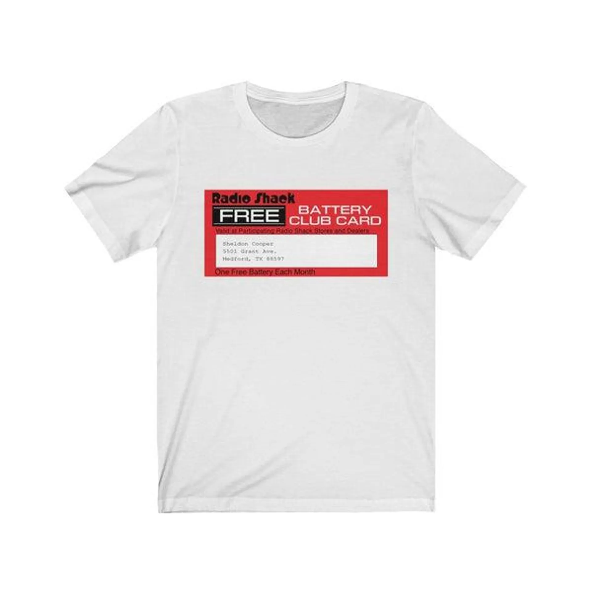 RadioShack "Battery Club Card" T-Shirt