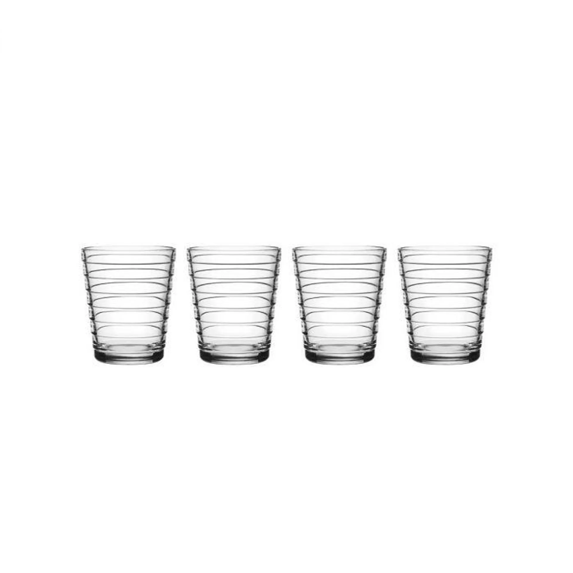 IITTALA AINO AALTO JUOMALASI 22CL KIRKAS 4 KPL