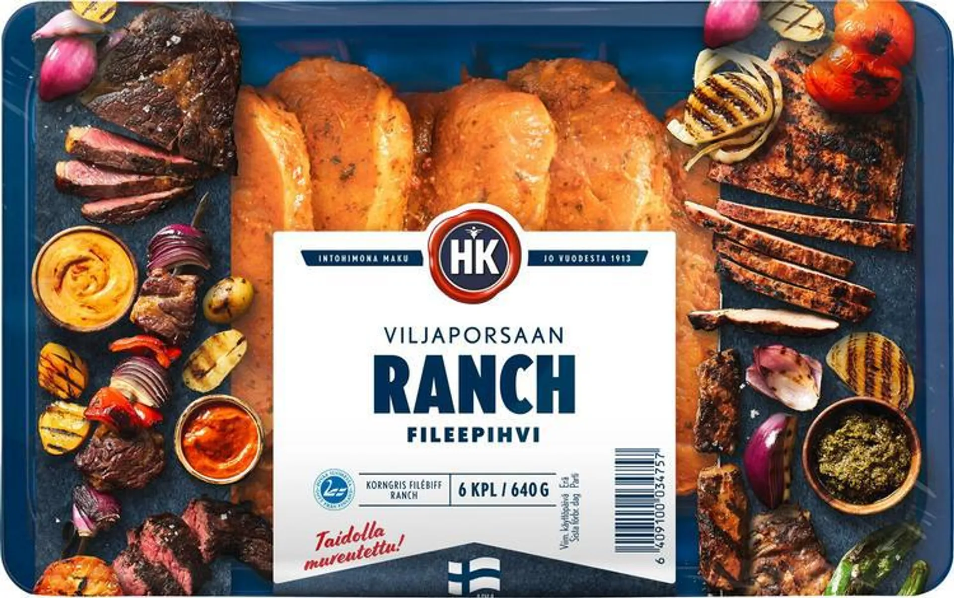 HK Viljaporsaan Fileepihvi ranch 640 g