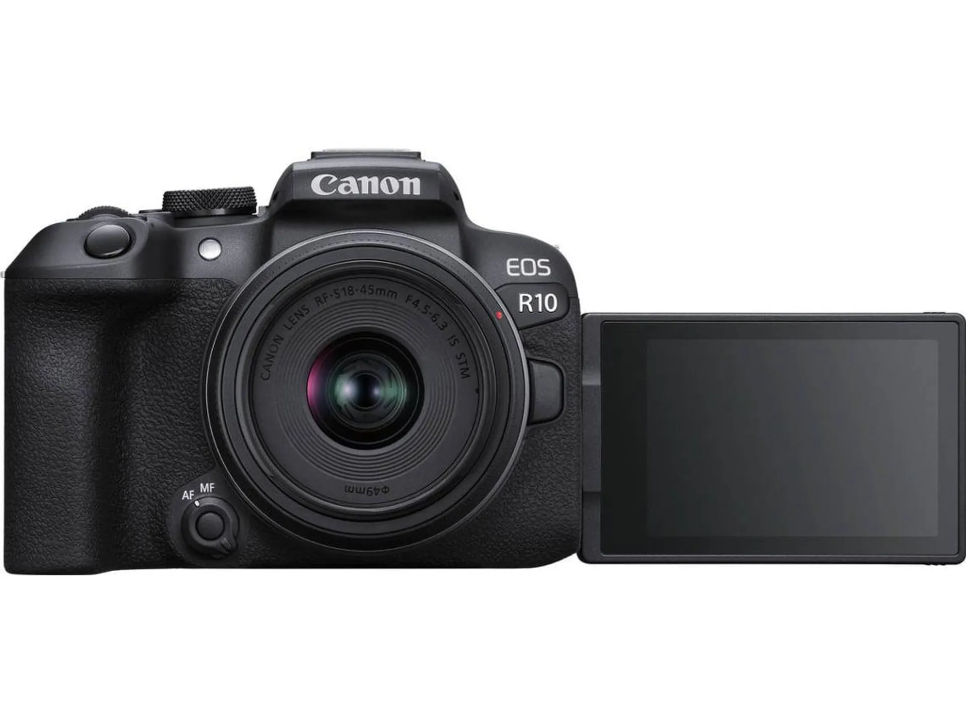 Kit Máquina Fotográfica CANON EOS R10 + RF-S 18 - 45mm f/3.5-6.3 IS STM (APS-C)