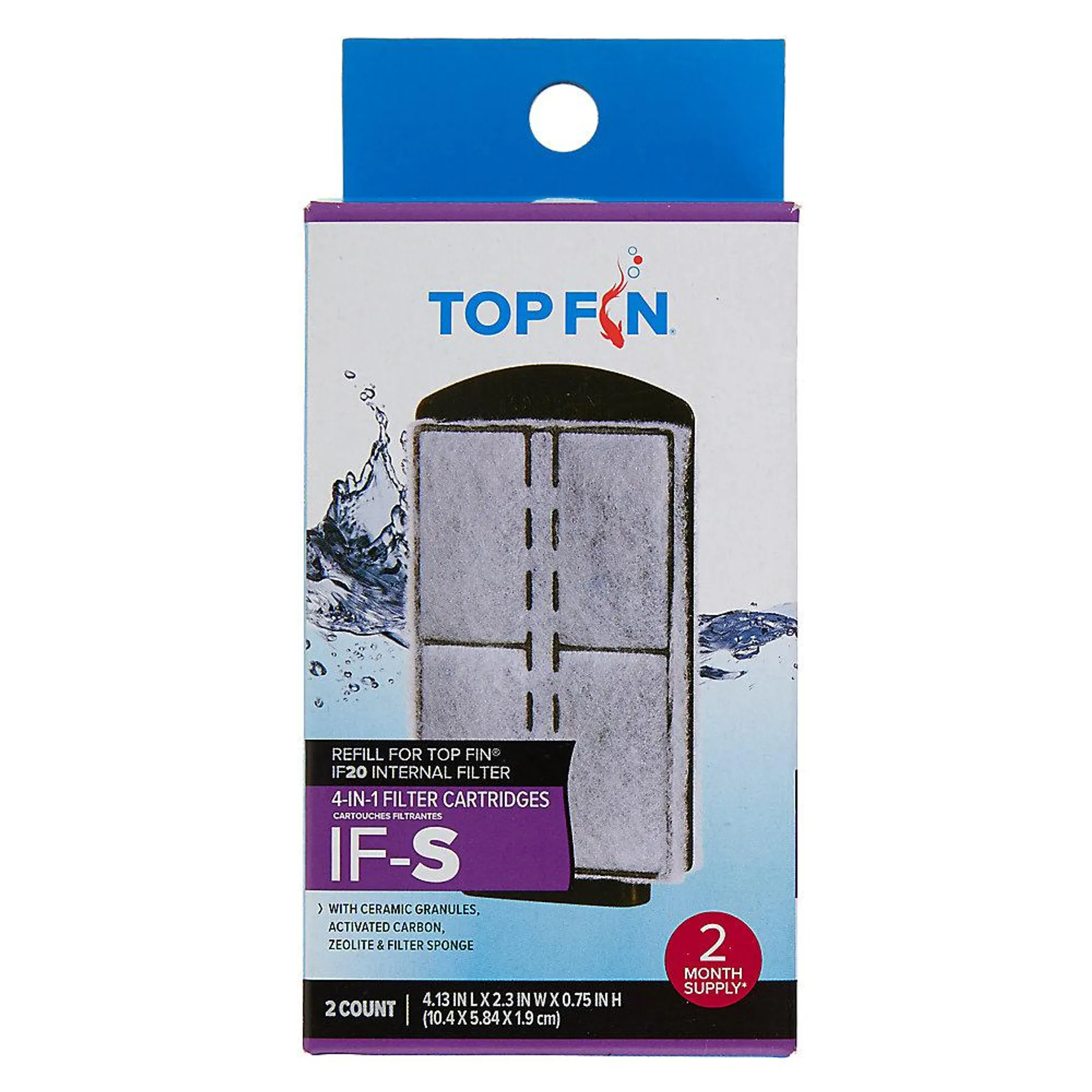 Top Fin® IF-S 4-IN-1 Filter Cartridges
