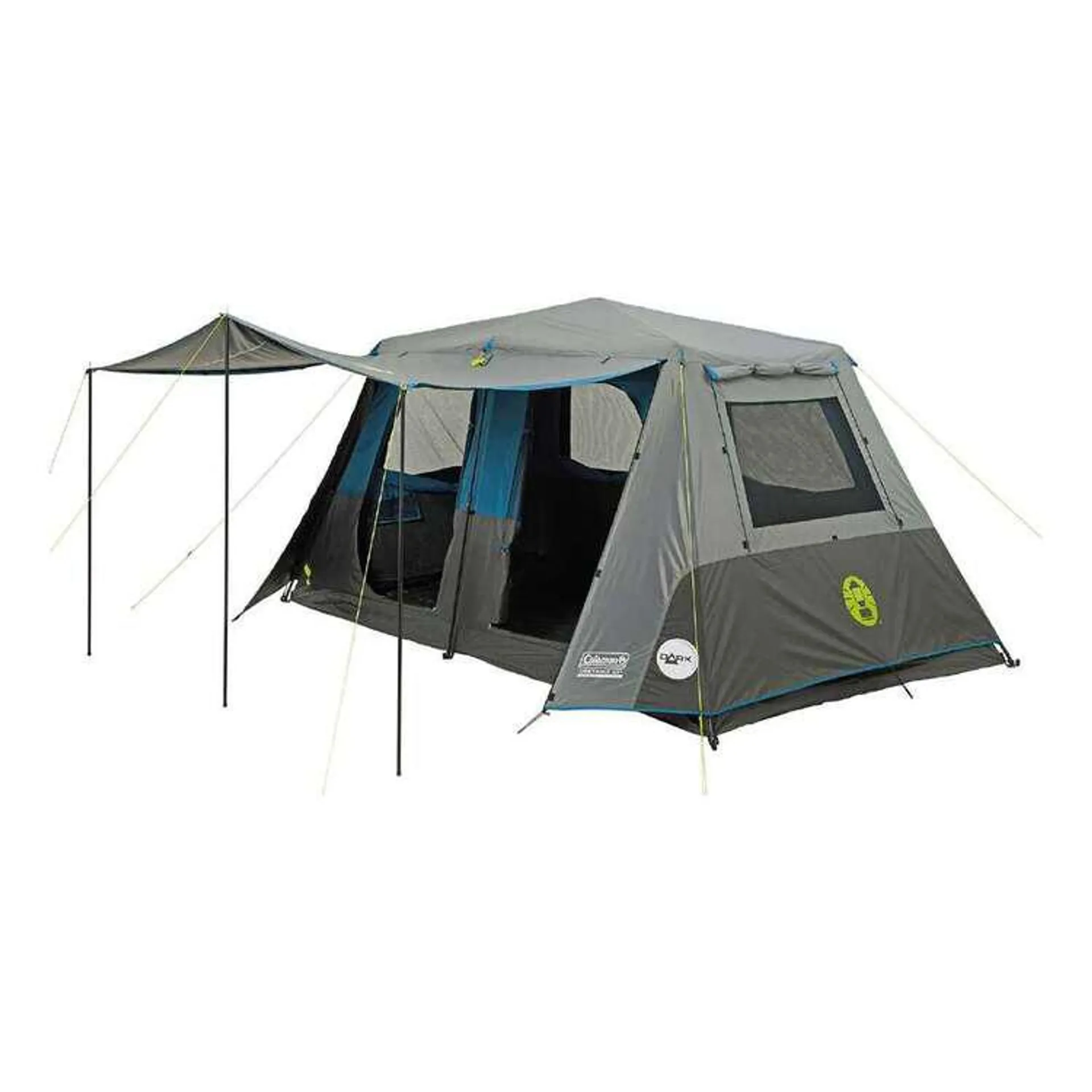 Coleman Instant Up 8 Person Darkroom Tent with LED Grey & Silver