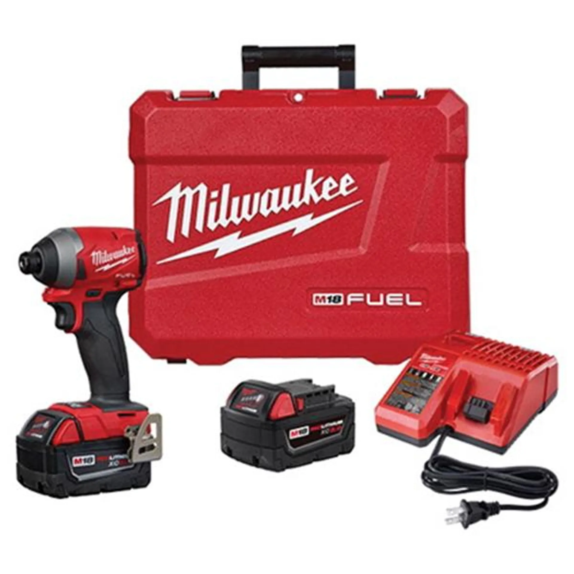 2853-22 Impact Driver Kit, Battery Included, 18 V, 5 Ah, 1/4 in Drive, Hex Drive, 4300 ipm