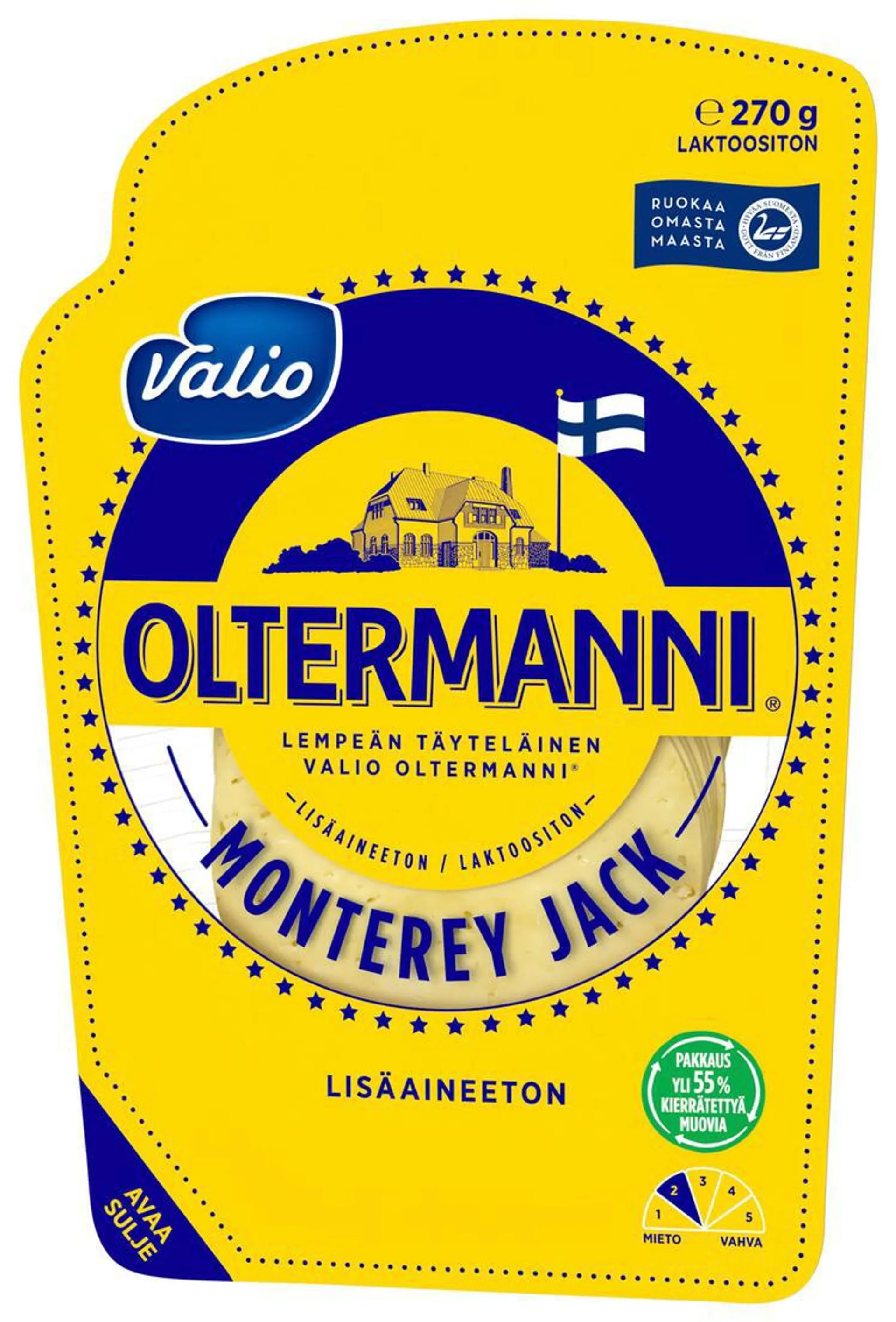 Valio Oltermanni® Monterey Jack e270 g viipale