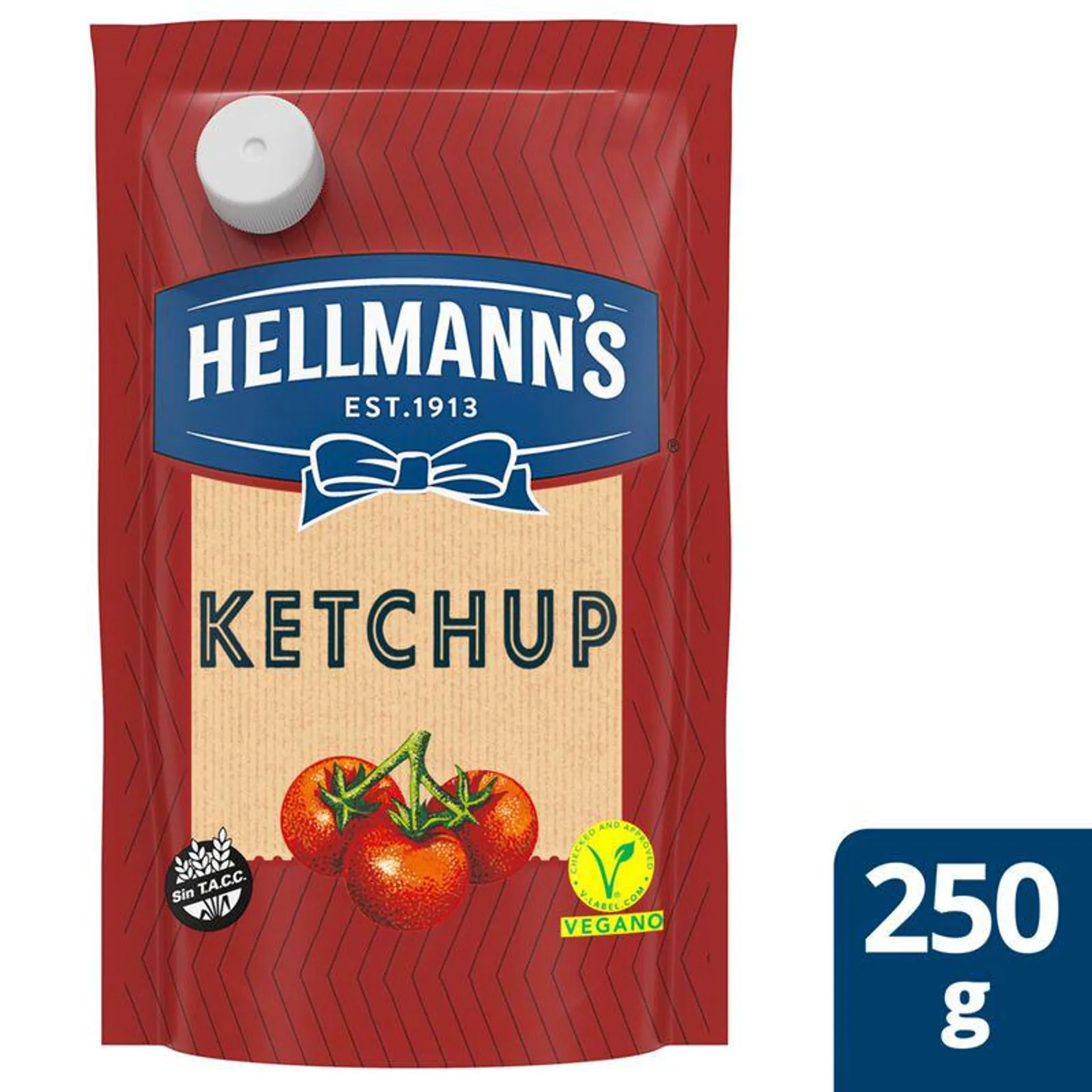 Ketchup Clásico Hellmann's Doypack 250 Gr.