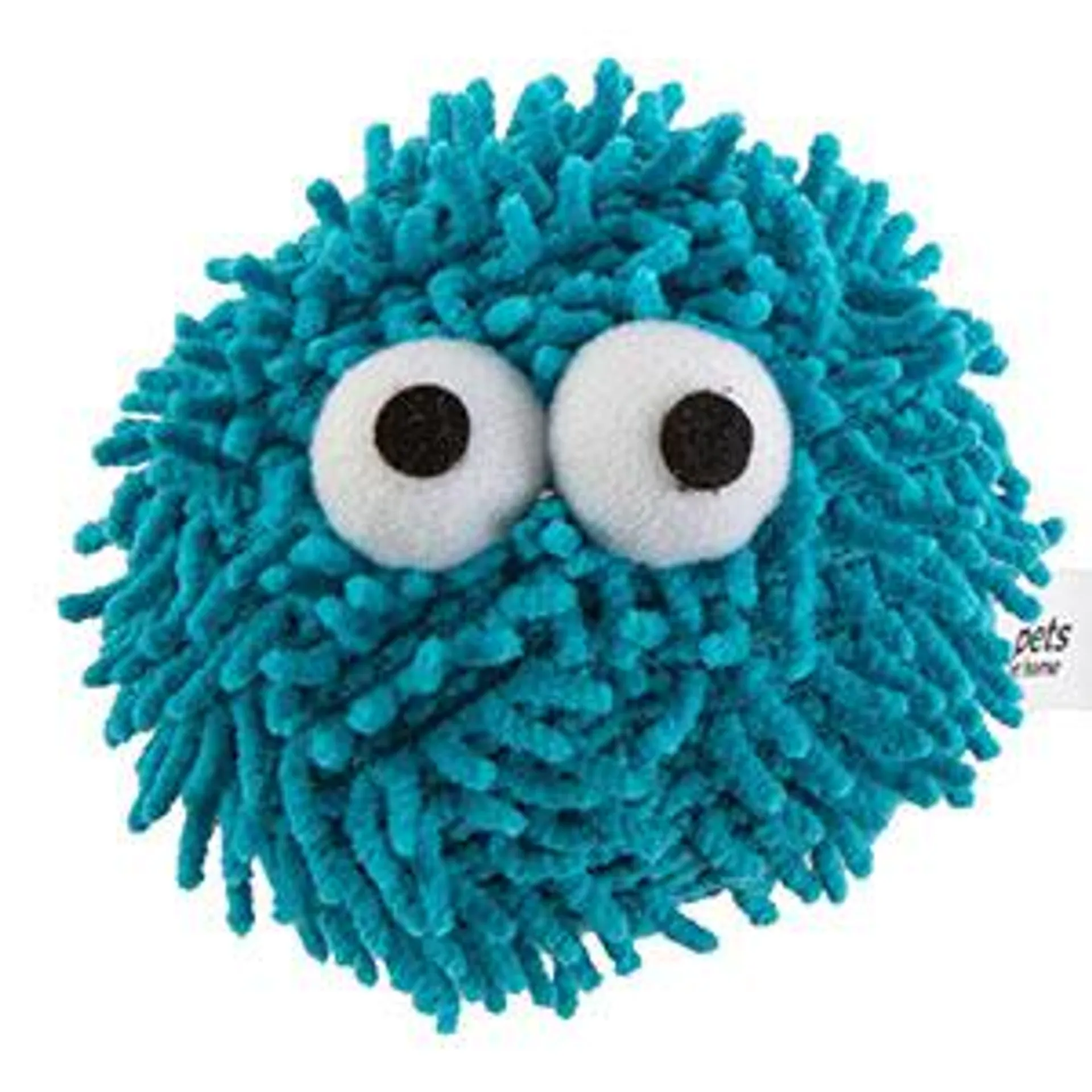 Pets at Home Plush Noodle Monster Squeaky Ball Dog Toy