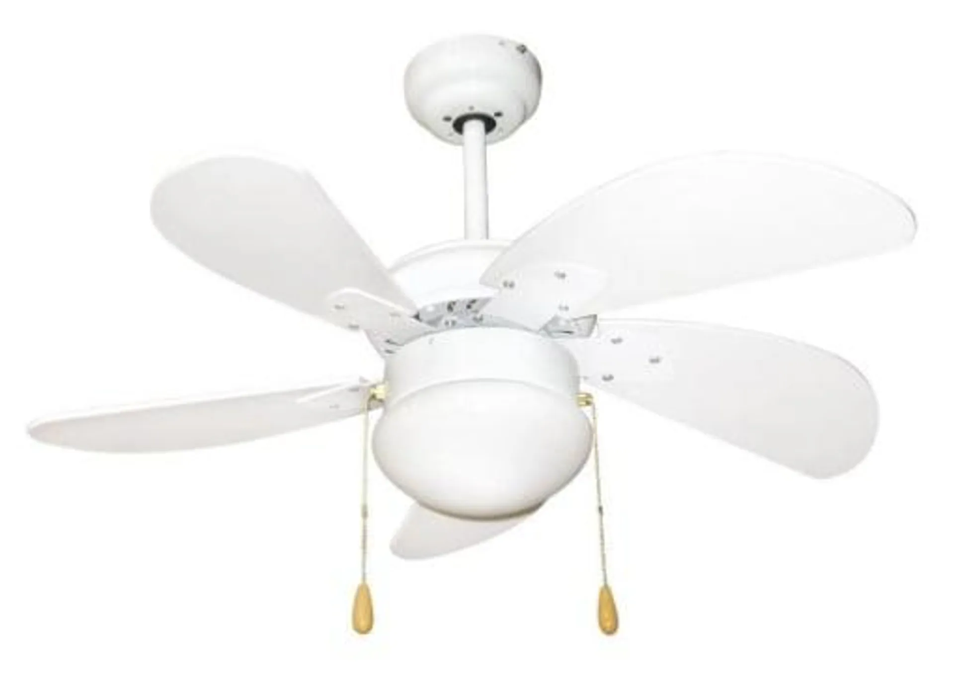 ZEPHIR VENTILATORE DA SOFFITTO 76 CM 5 PALE CON LUCE BIANCO