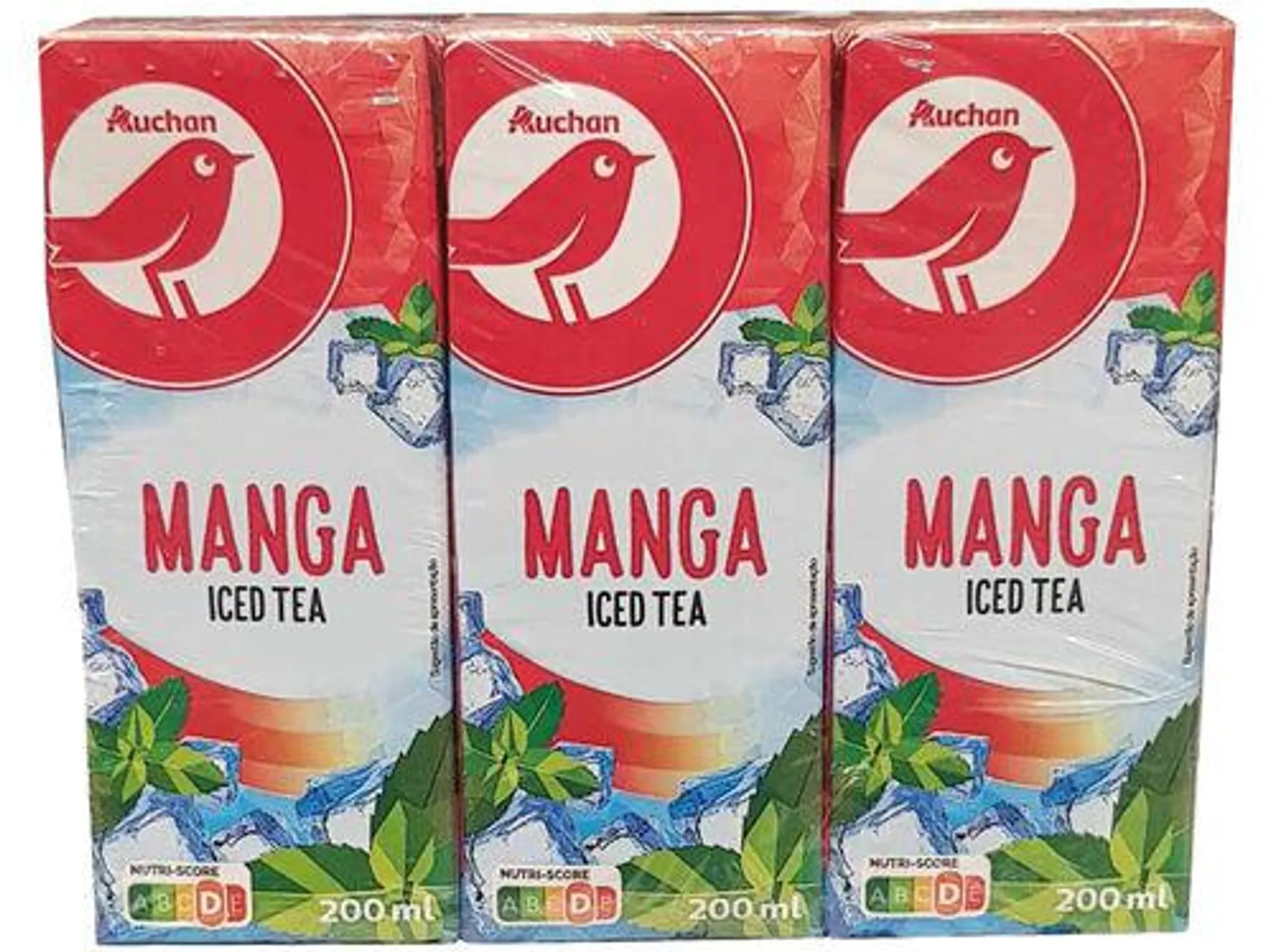 ice tea auchan manga 6x200ml