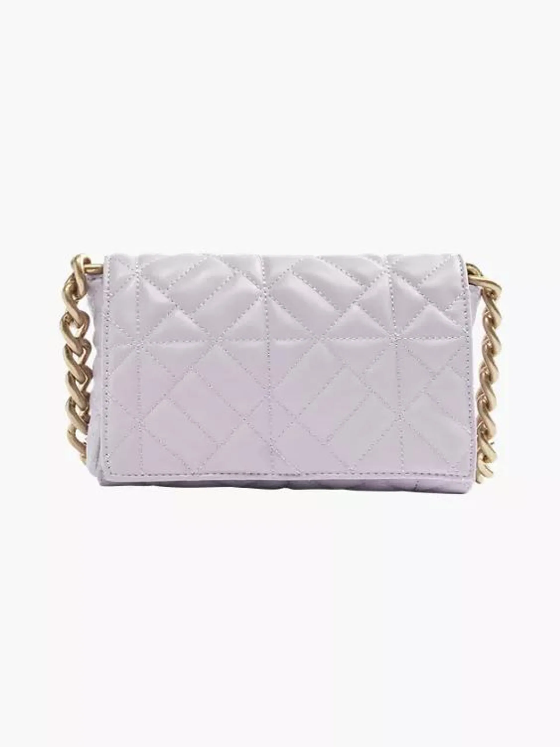 Lilac Quilted Chain Bag