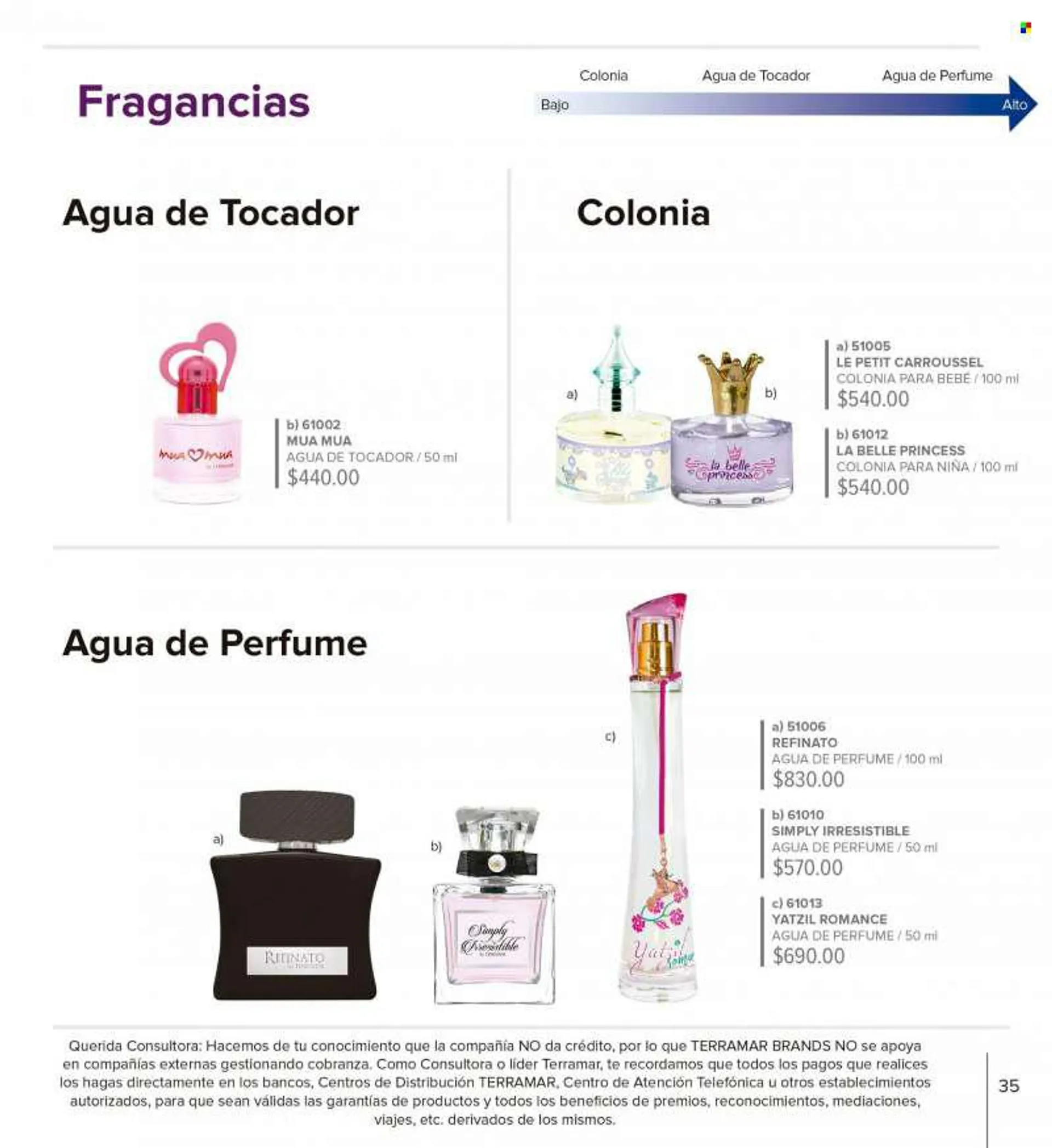 Folleto actual Terramar Brands - 1.8.2022 - 31.8.2022 - Ventas - perfume. Página 35.