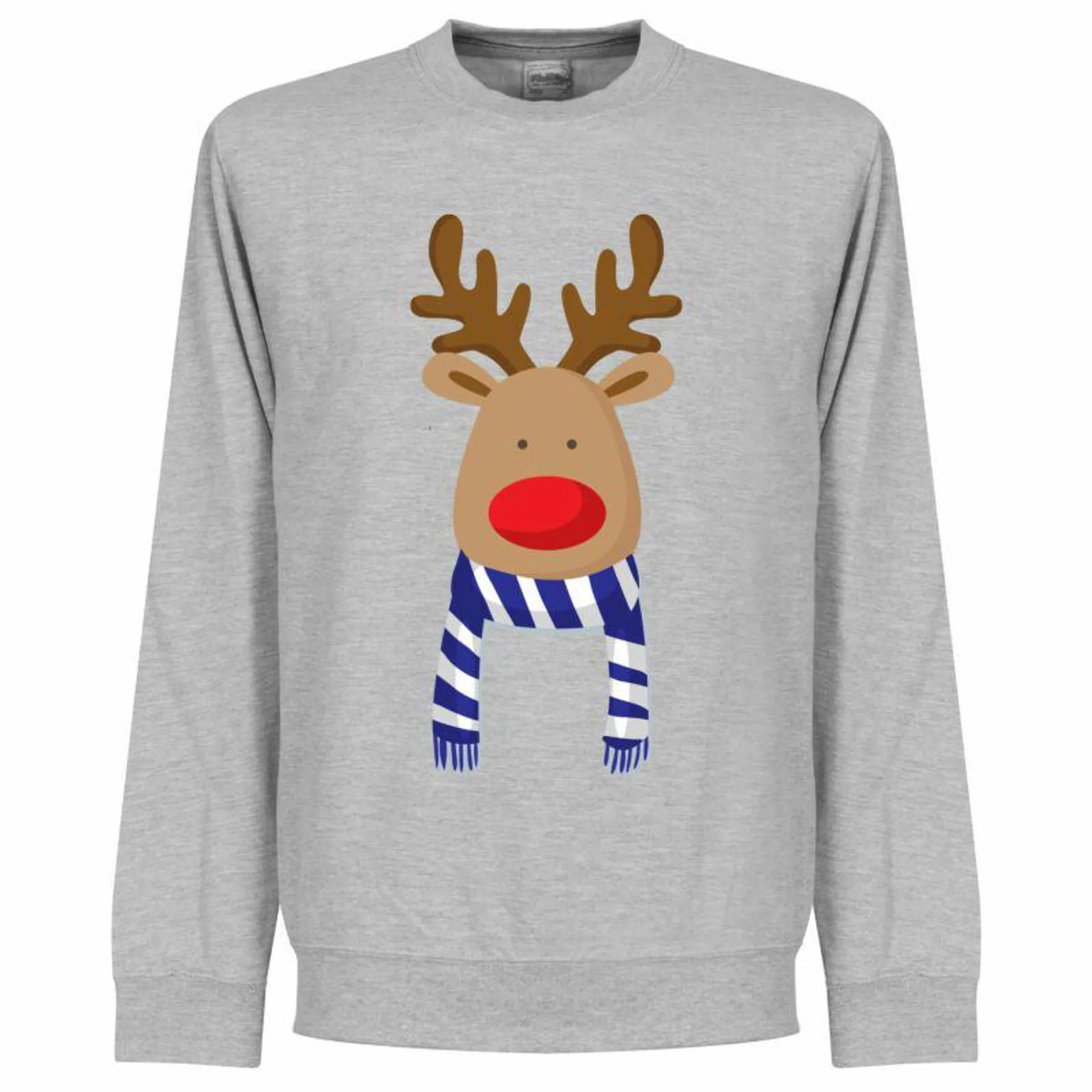 Reindeer Blue / White Supporter Sweatshirt - Grey