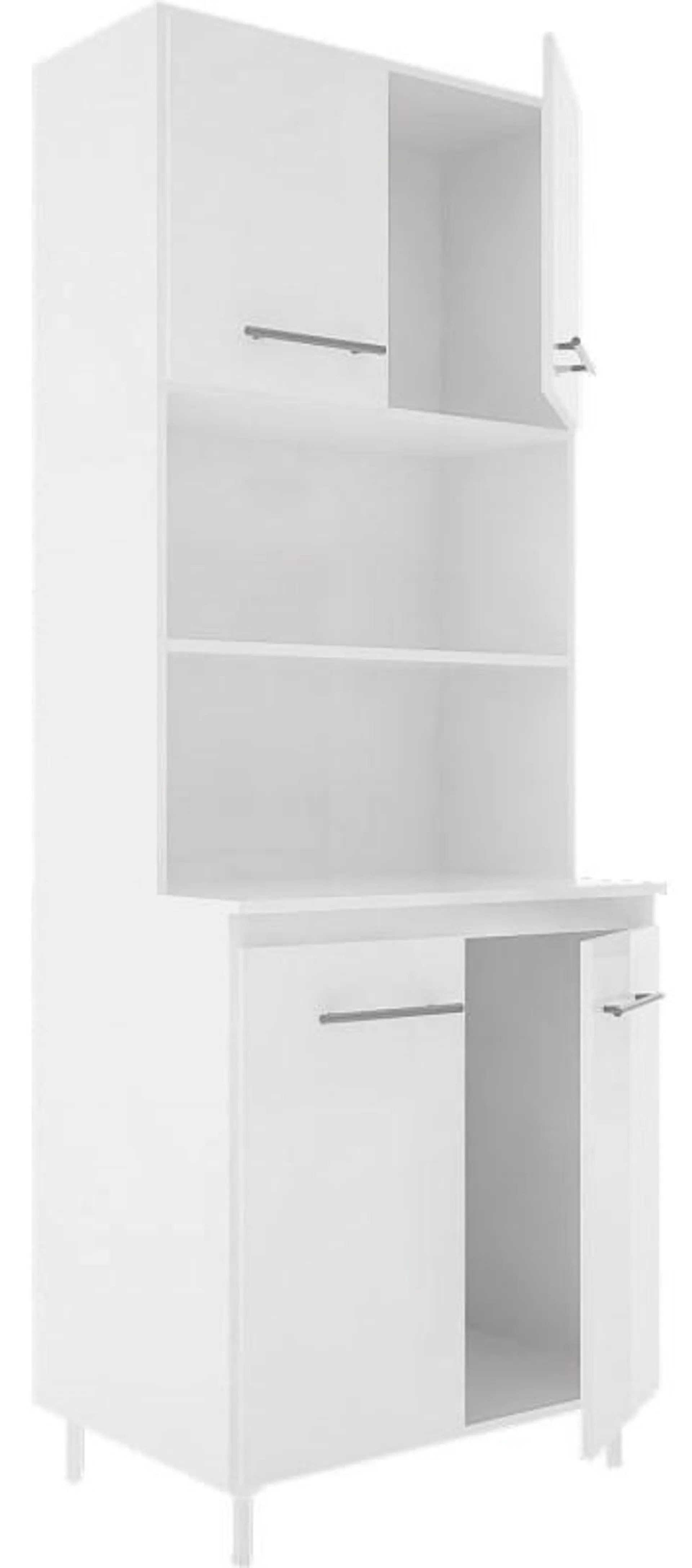 KIT DOBLE COCINA 3077 BLANCO - MUEBLES ORLANDI