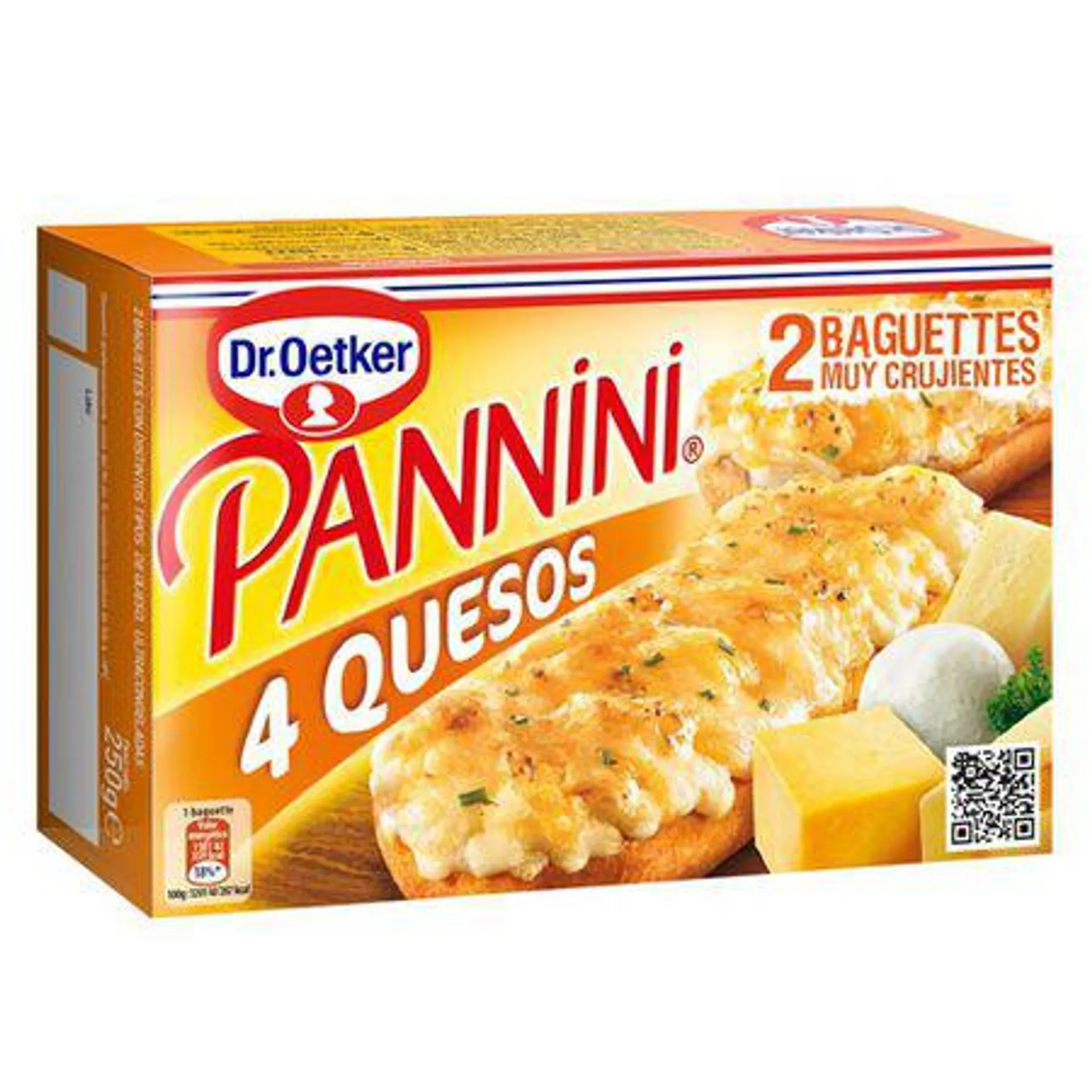 Pannini Dr.Oetker 250g 4 quesos