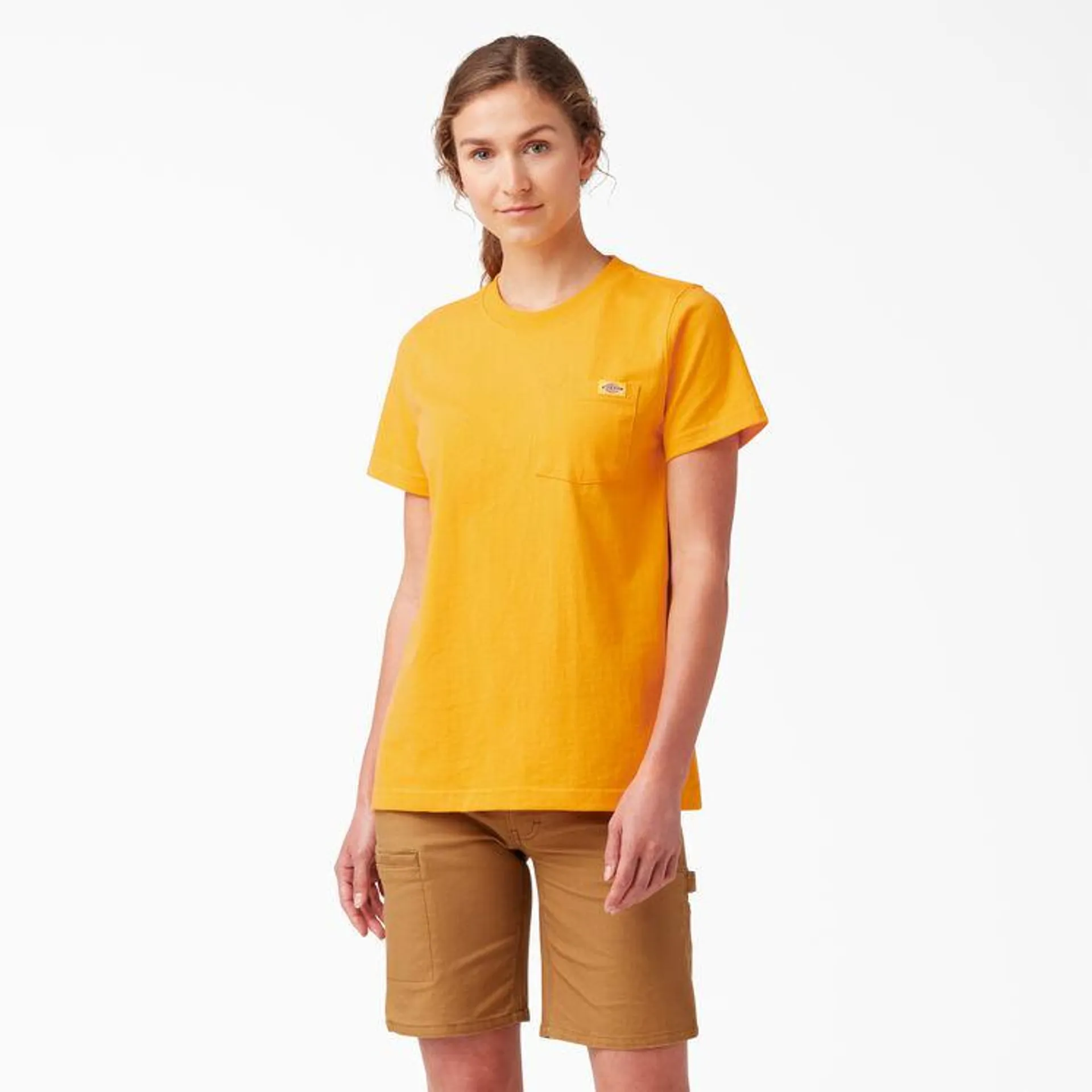 Women's Short Sleeve Heavyweight T-Shirt, Radiant Yellow