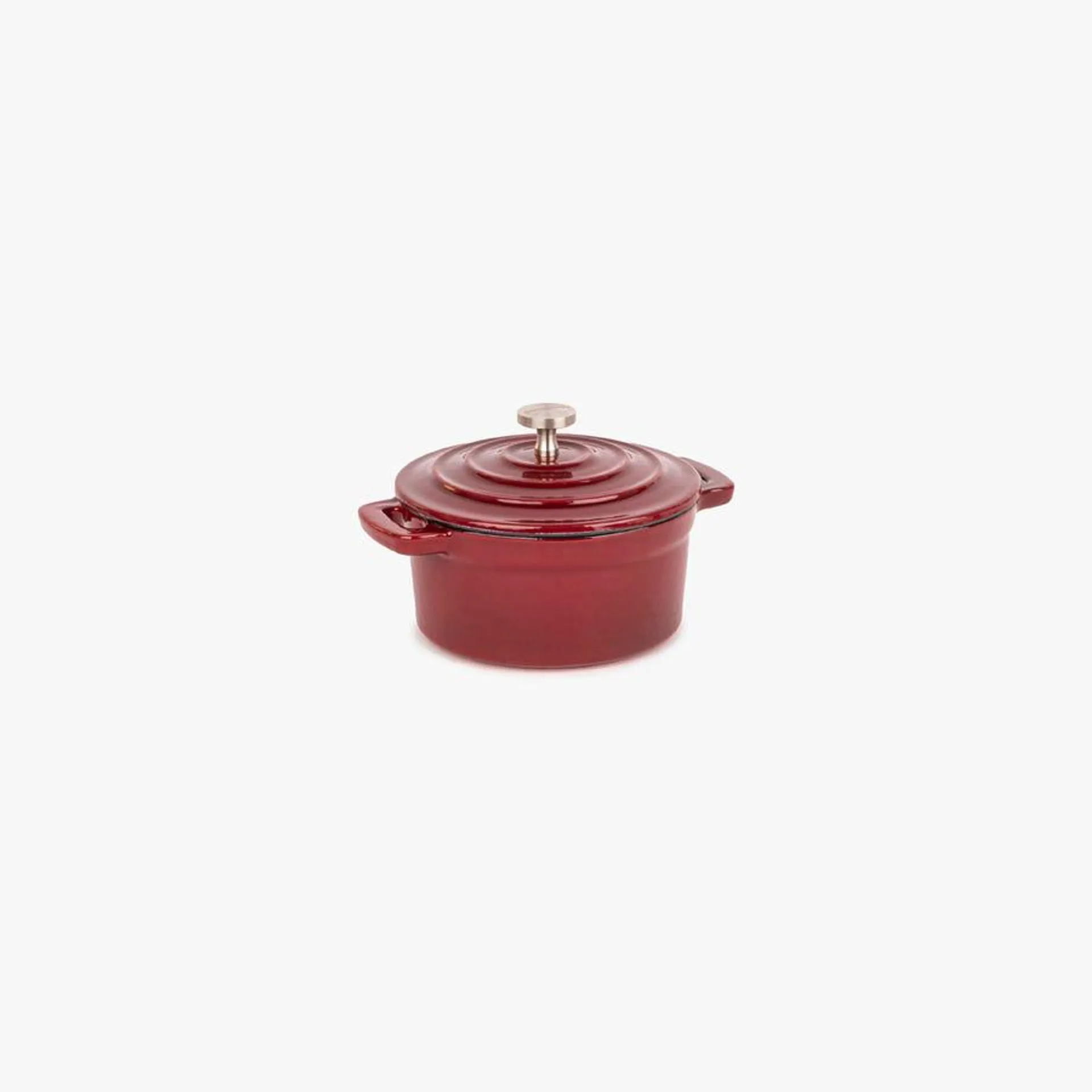 Caçarola mini ferro fundido vermelha D10cm | 0,25 L CHEF