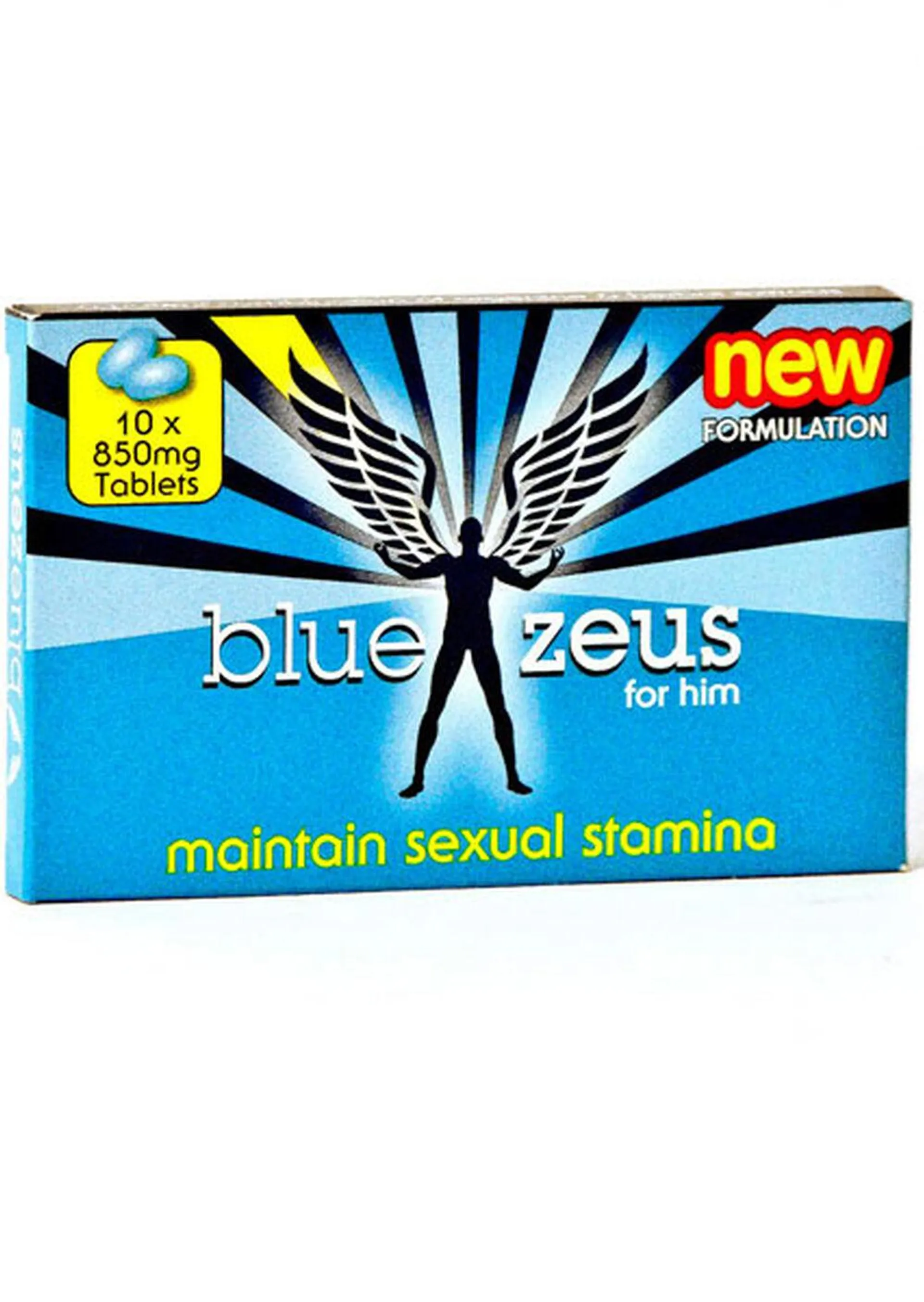 Blue Zeus Sexual Stamina Pill - 10 Pack