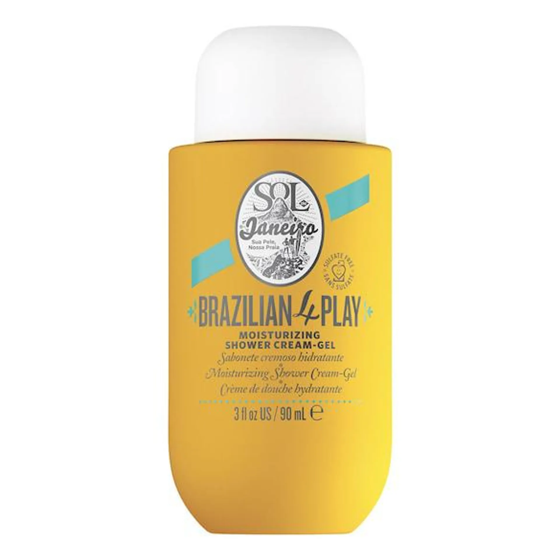 Brazilian 4 Play Moisturizing Shower Cream-Gel