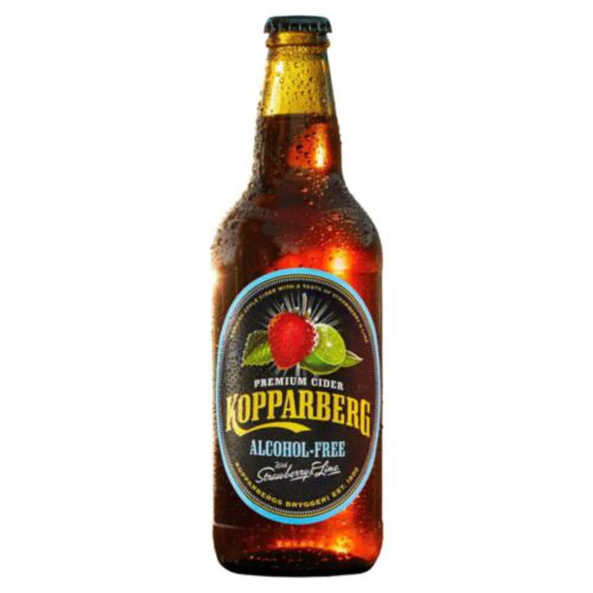 Kopparberg Alcohol Free Cider Strawberry Bottle