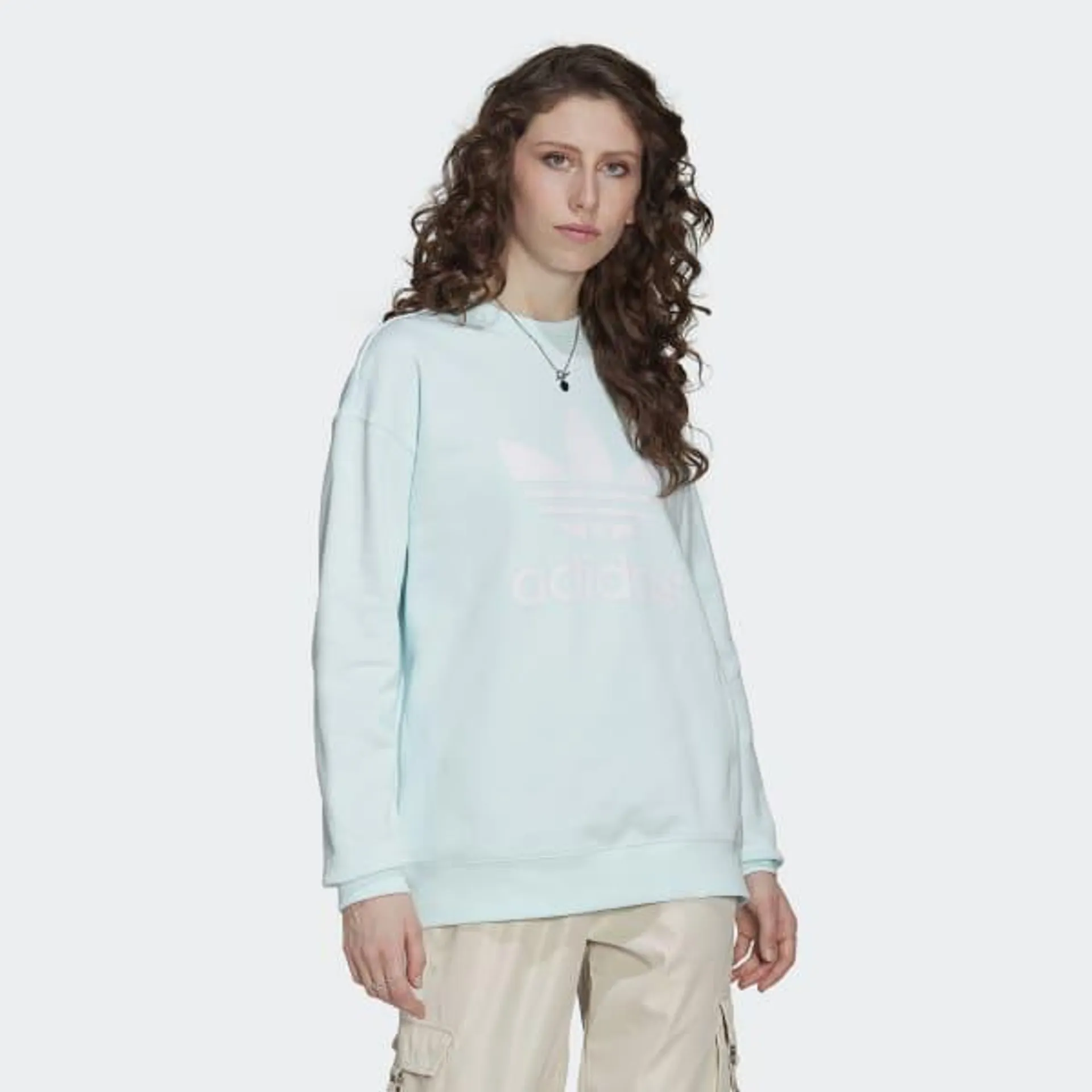 Felpa Trefoil Crew