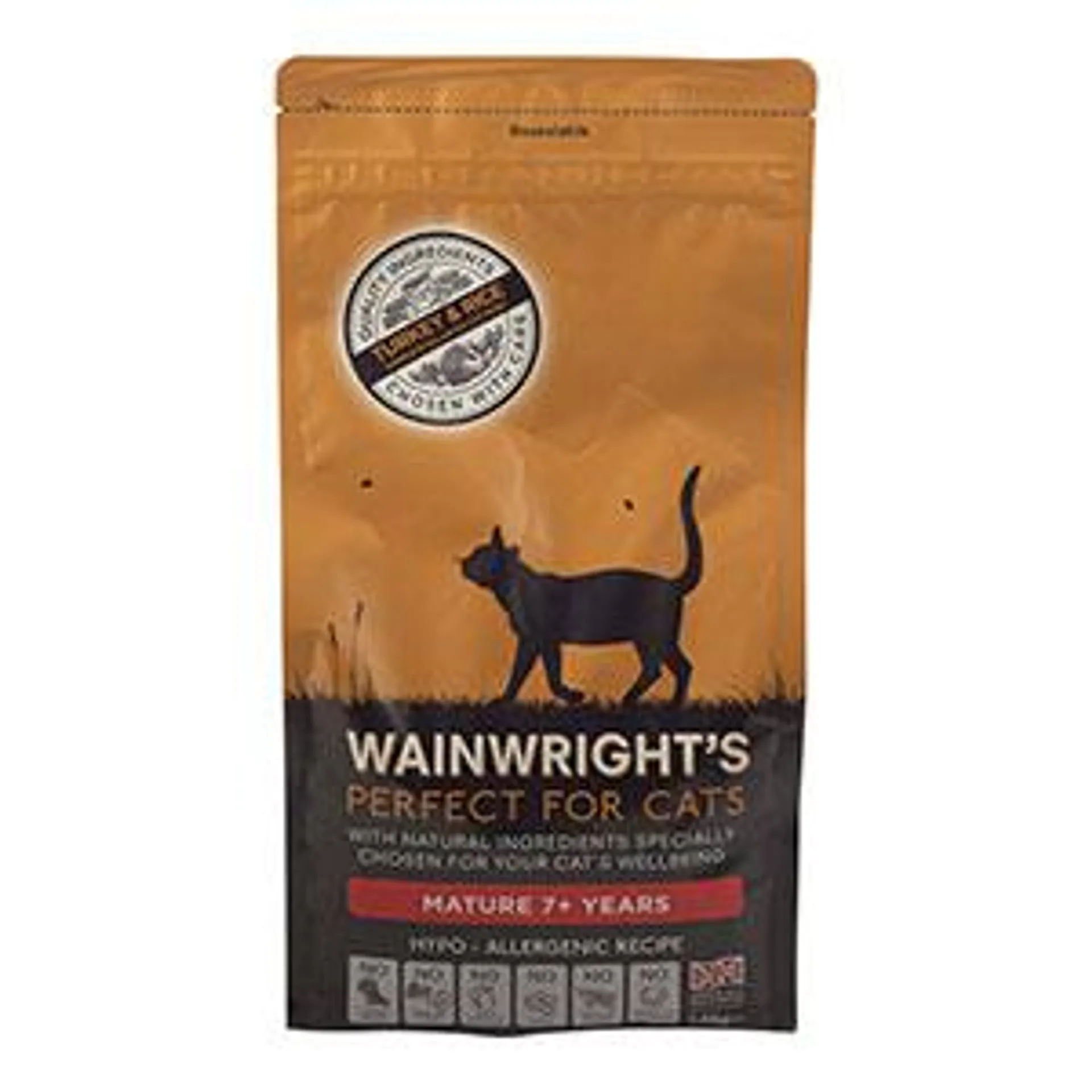 Wainwright's Complete Mature Dry Cat Food Turkey and Rice 1.5kg